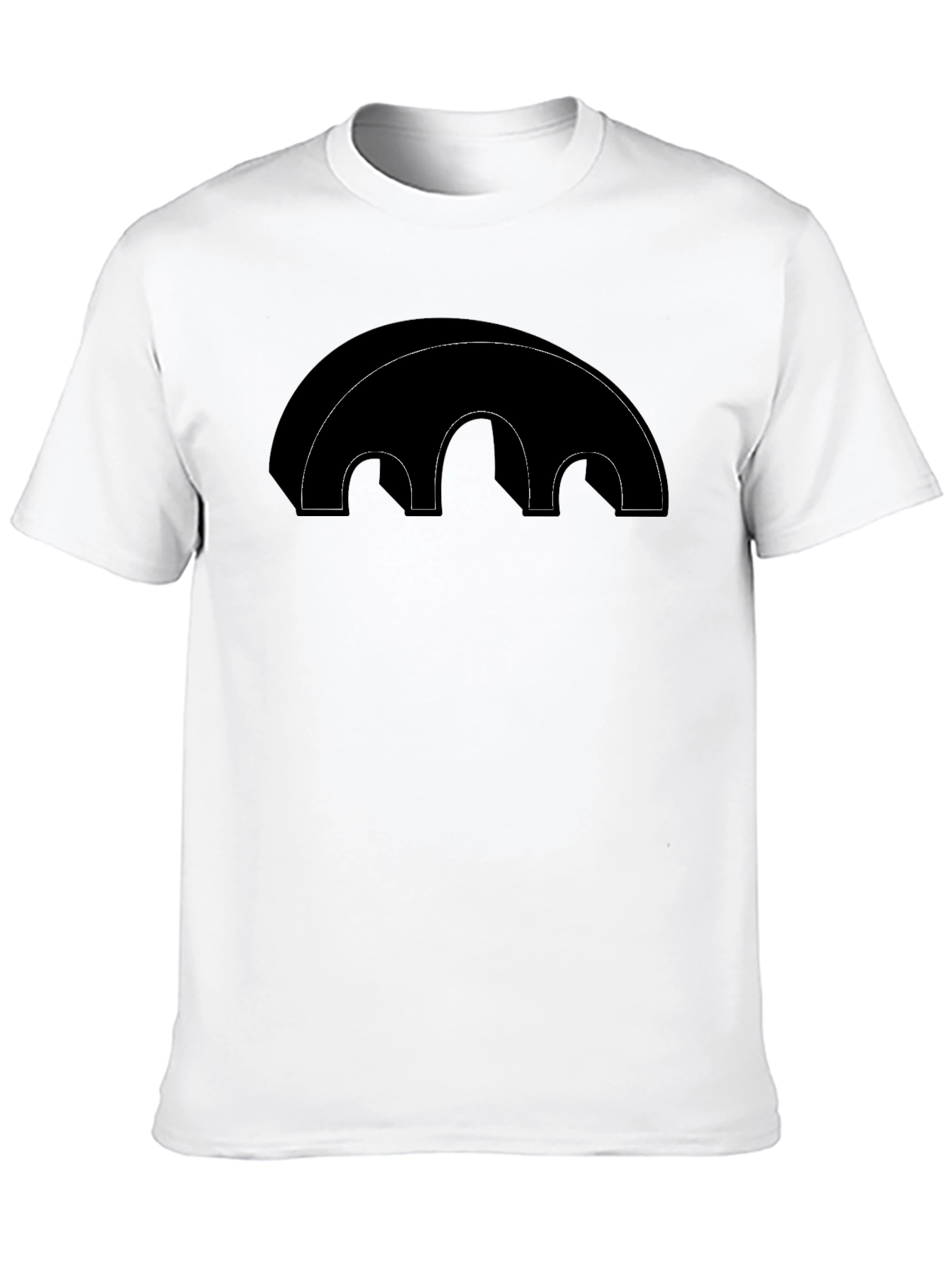 Minimalist Black Arch Graphic Tee
