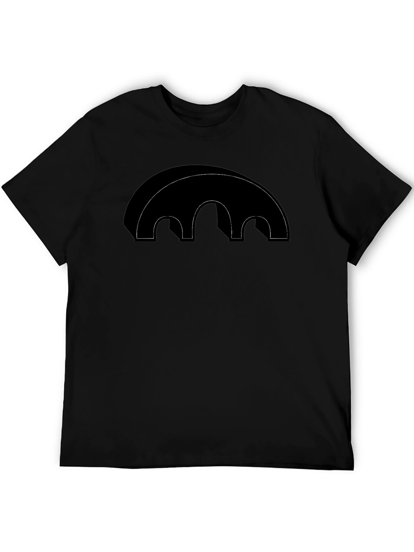 Minimalist Black Arch Graphic Tee