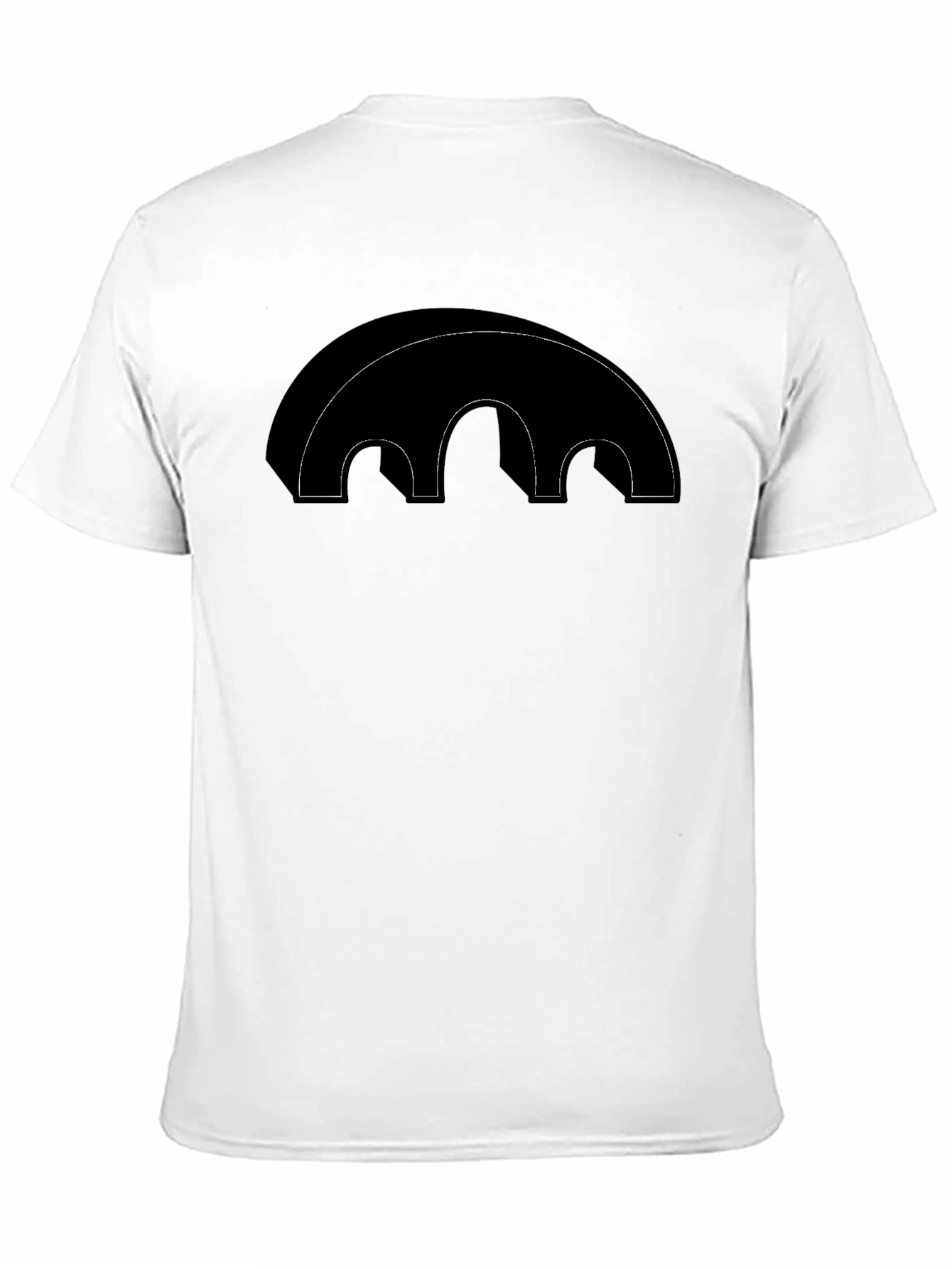 Minimalist Black Arch Graphic Tee