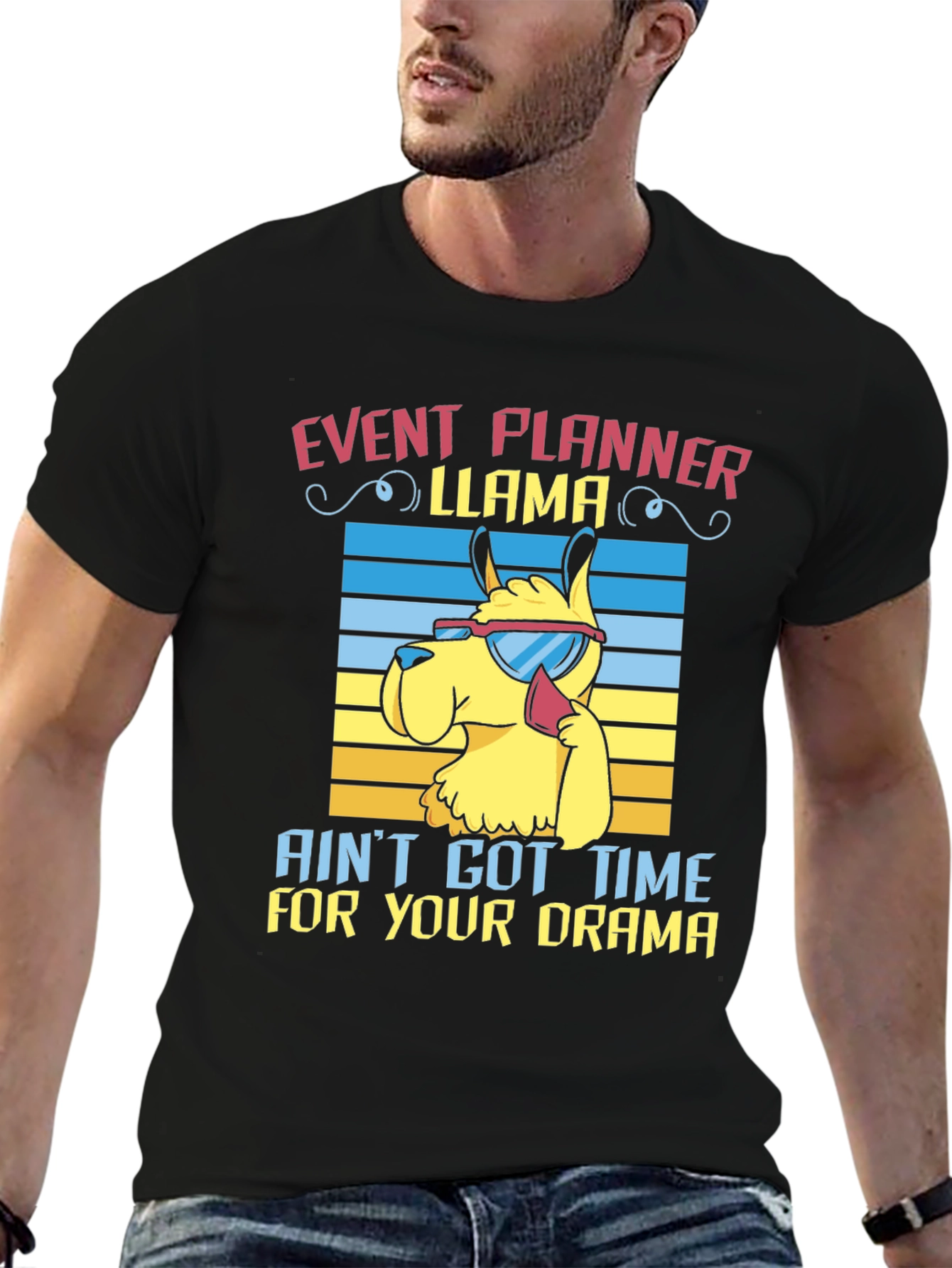 Event Planner Llama T-Shirt