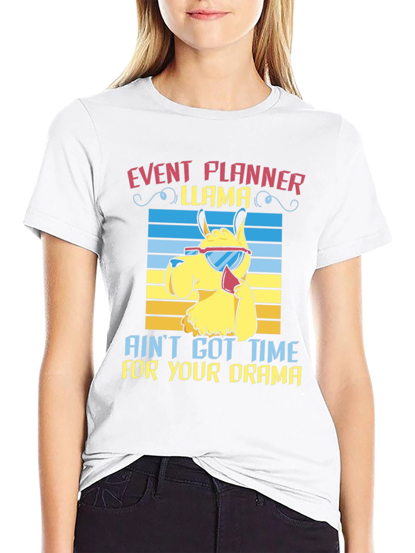 Event Planner Llama T-Shirt