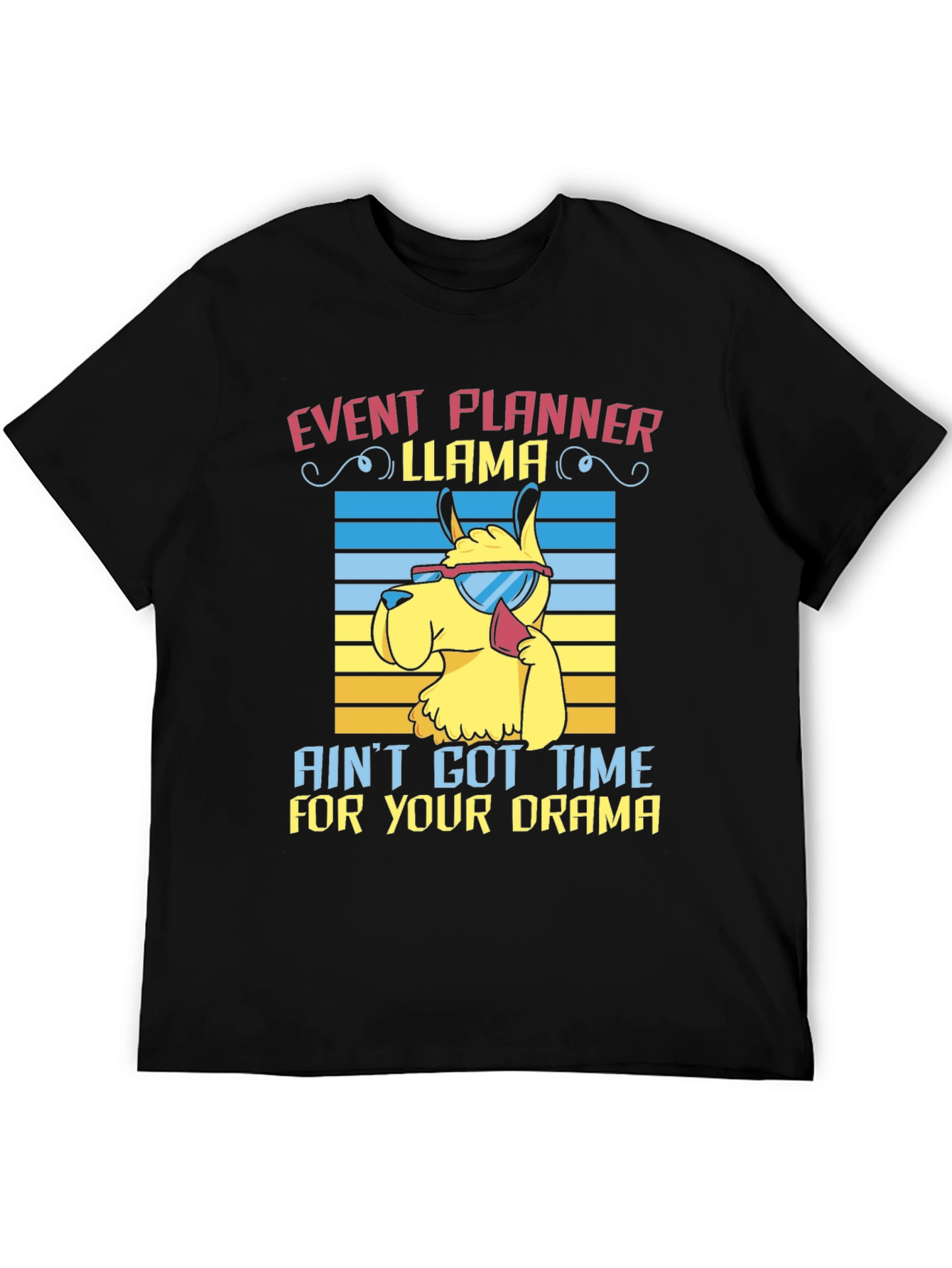 Event Planner Llama T-Shirt