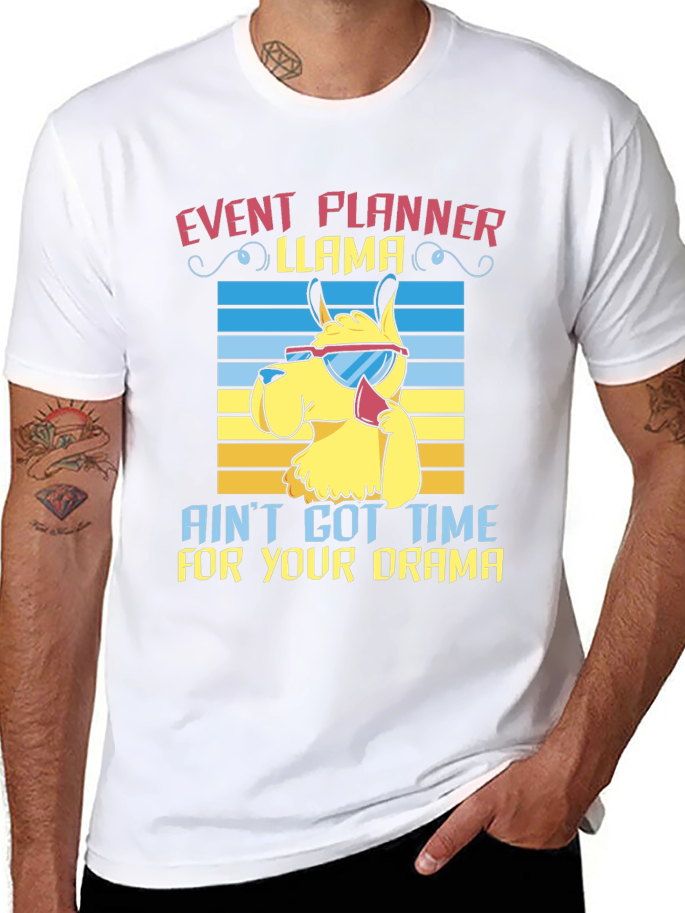 Event Planner Llama T-Shirt