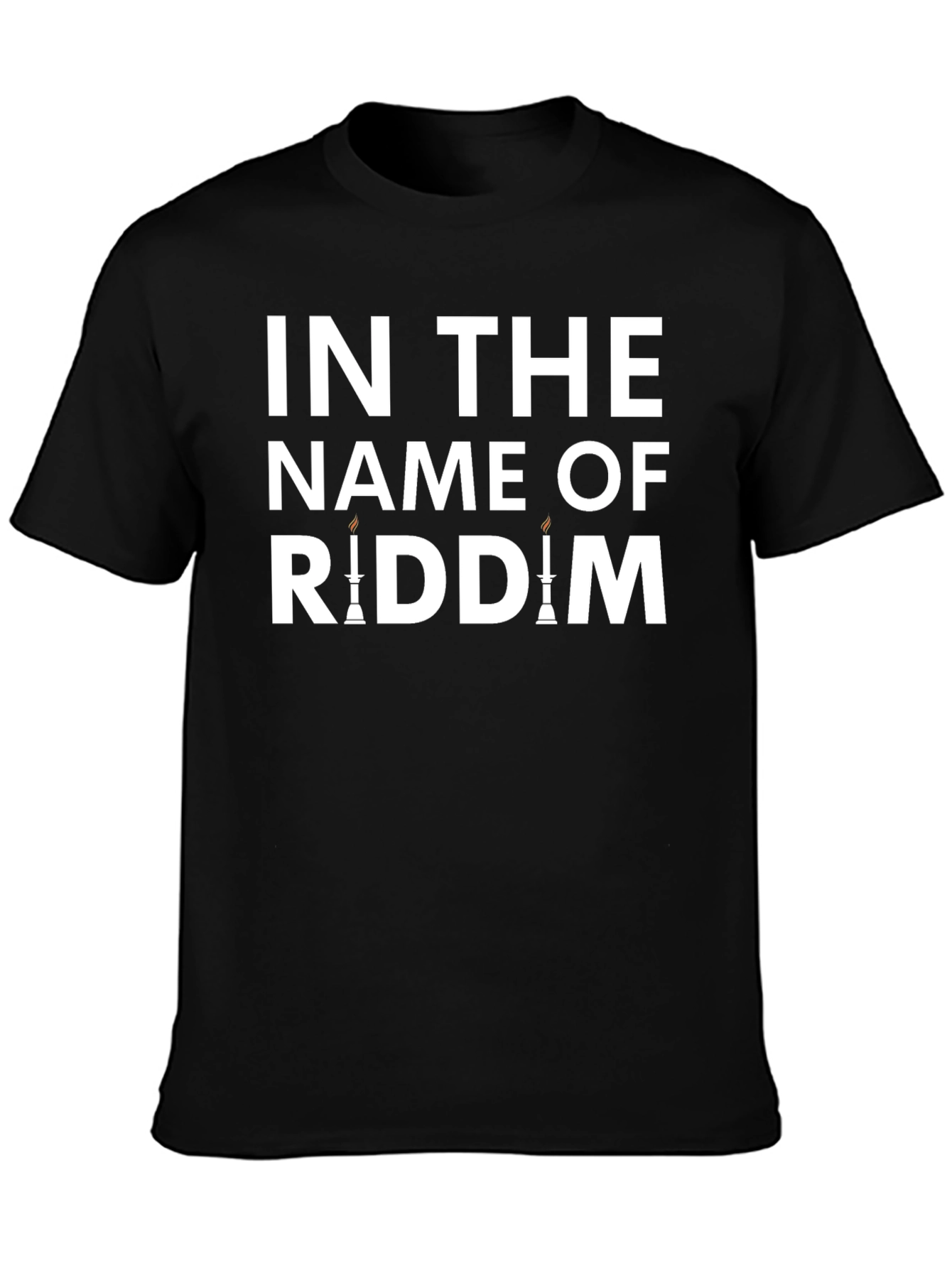 In The Name Of Riddim Black T-Shirt