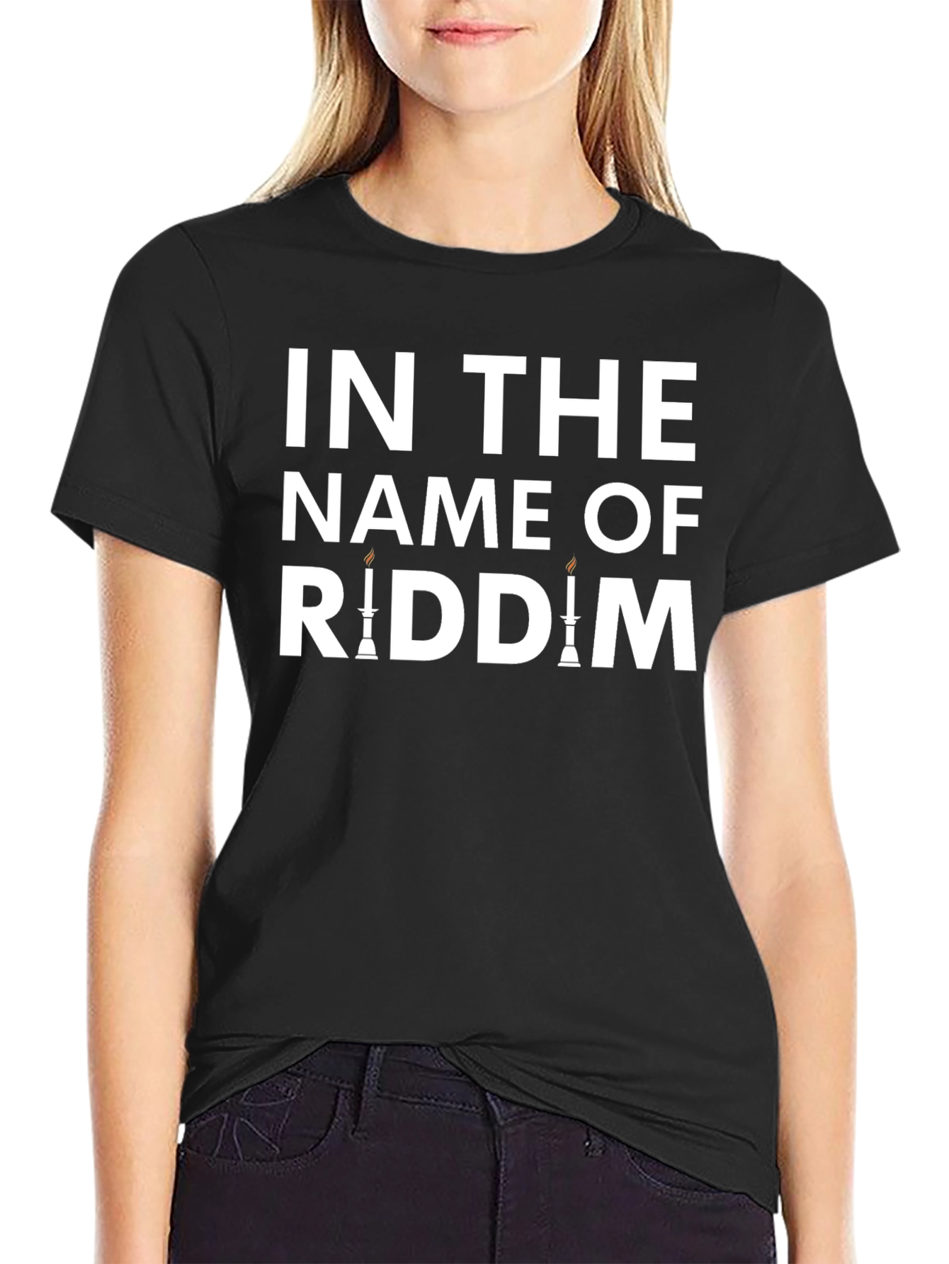 In The Name Of Riddim Black T-Shirt