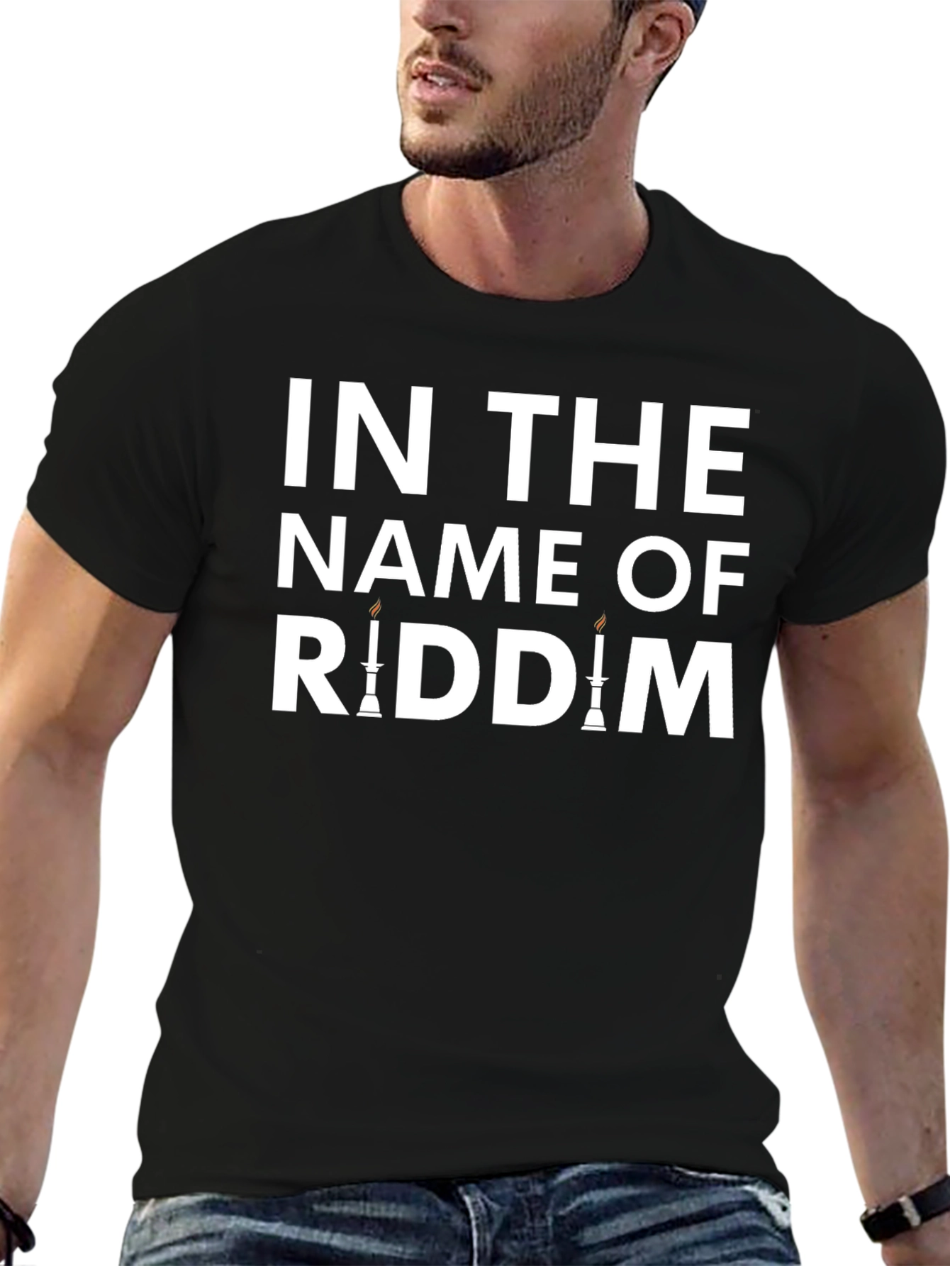 In The Name Of Riddim Black T-Shirt