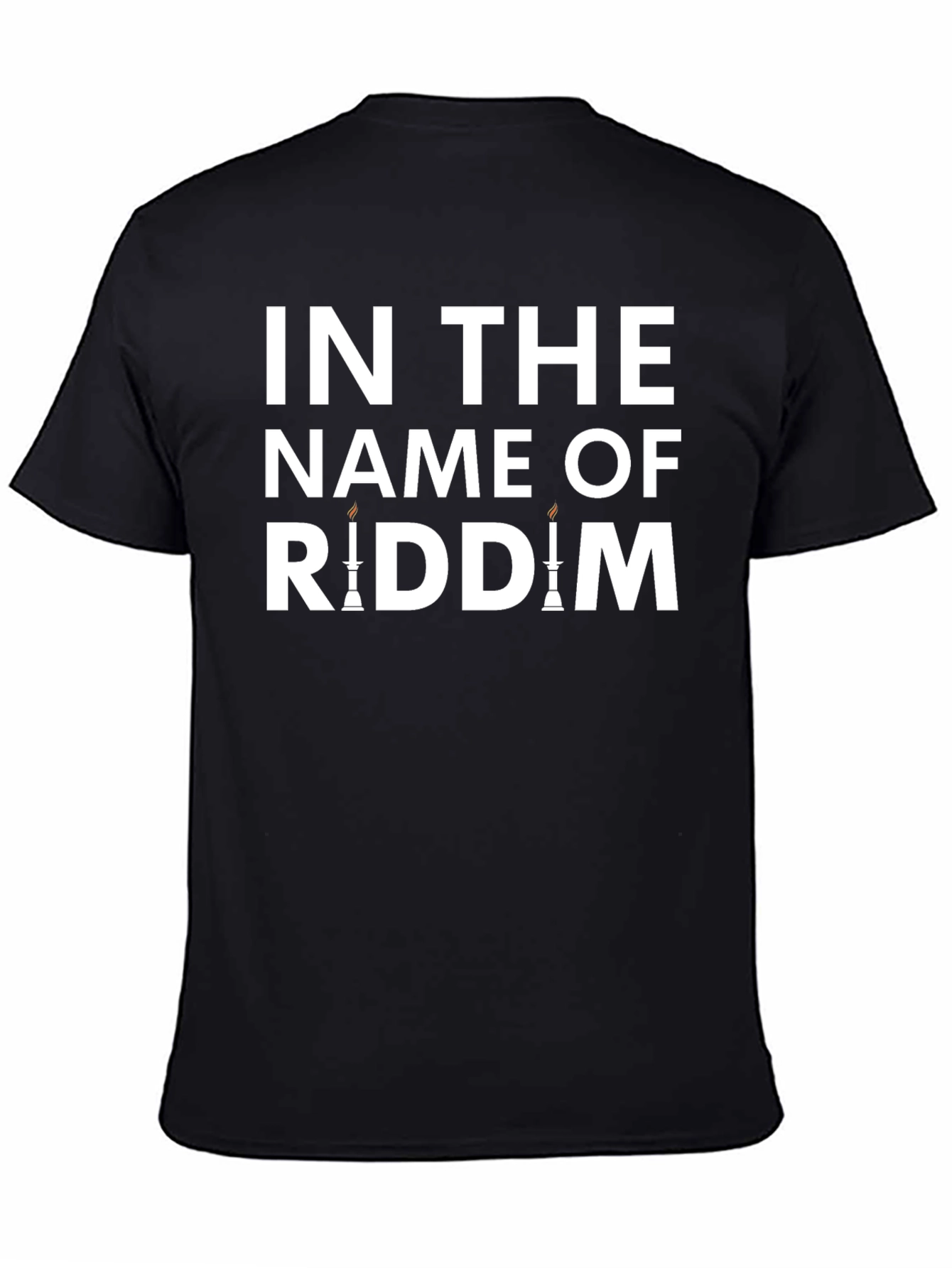 In The Name Of Riddim Black T-Shirt