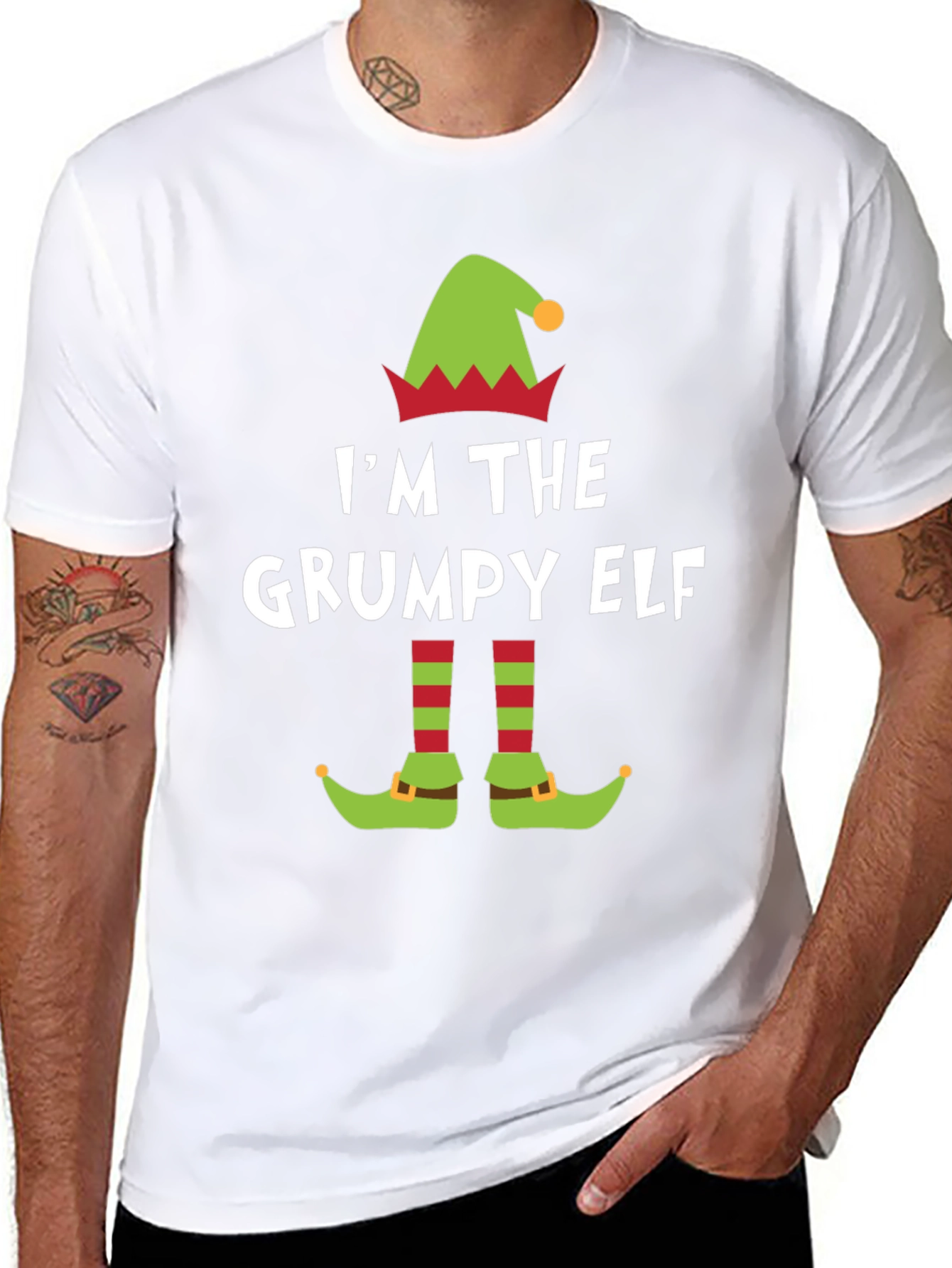 Grumpy Elf Christmas T-Shirt