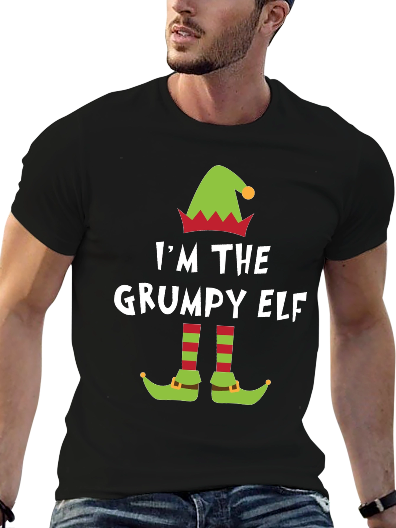 Grumpy Elf Christmas T-Shirt