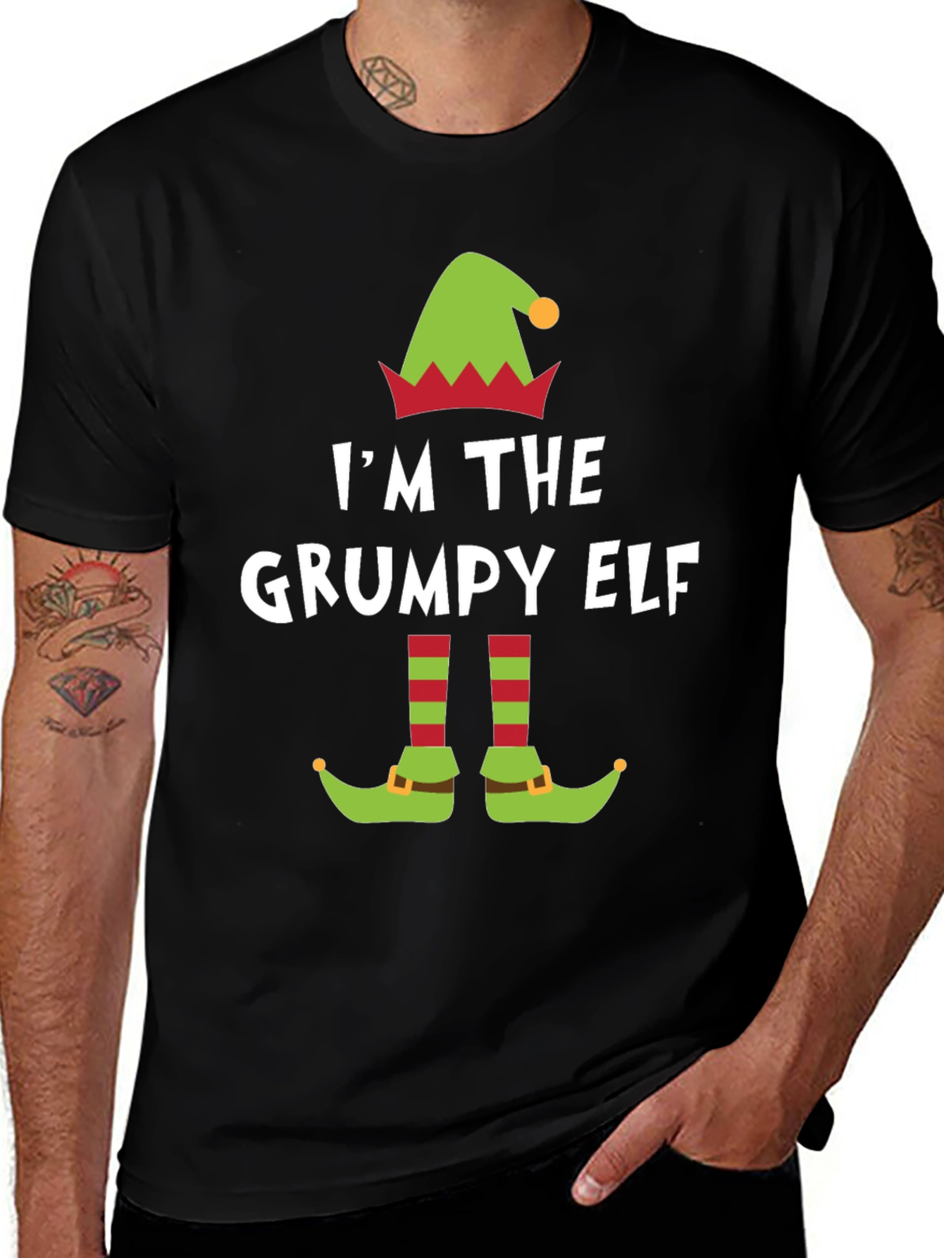 Grumpy Elf Christmas T-Shirt