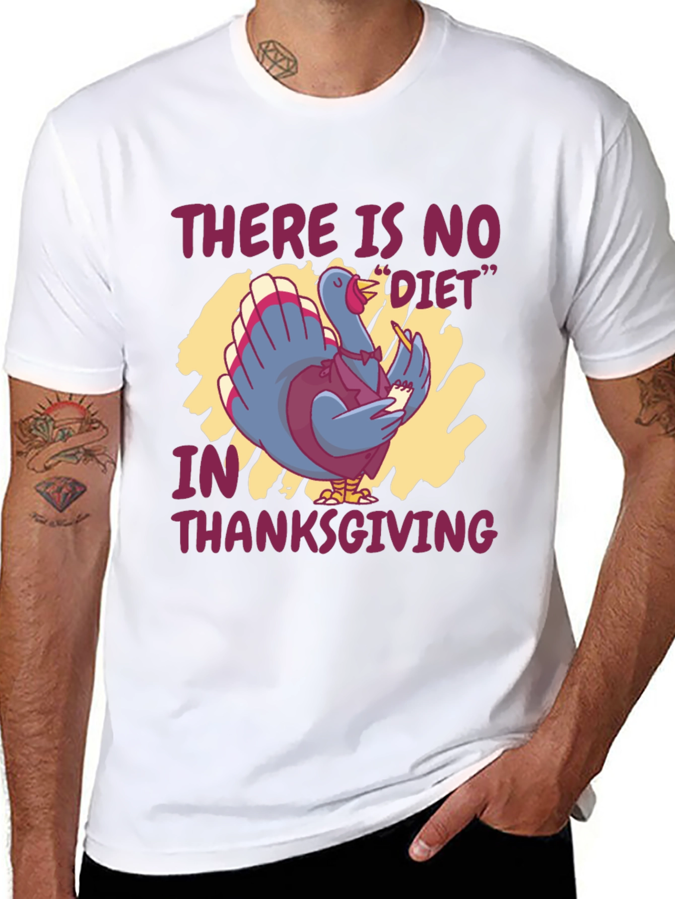 Thanksgiving Diet Turkey Graphic Tee