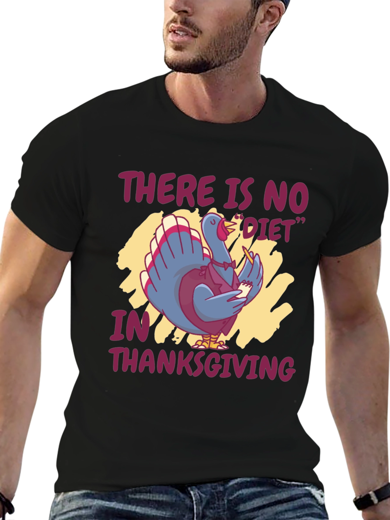Thanksgiving Diet Turkey Graphic Tee