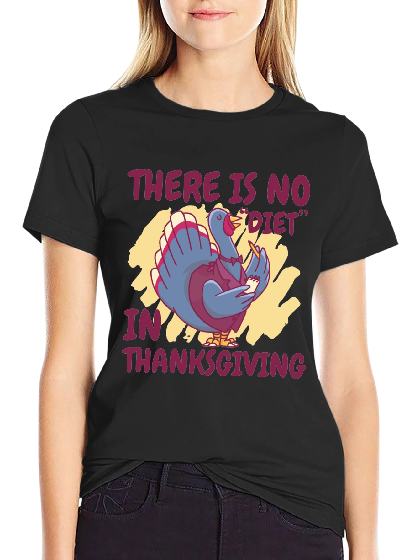 Thanksgiving Diet Turkey Graphic Tee
