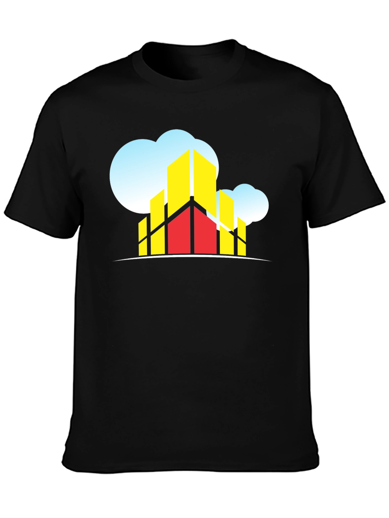 Modern Cityscape Graphic Tee - Urban Style