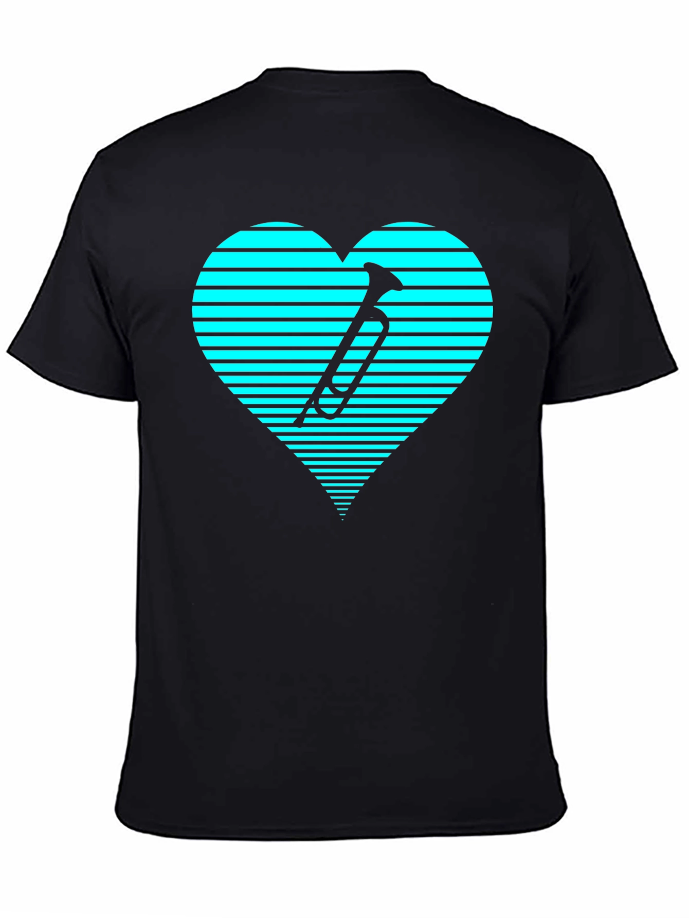Trumpet Heartbeat T-Shirt - Unique Music Lover Gift