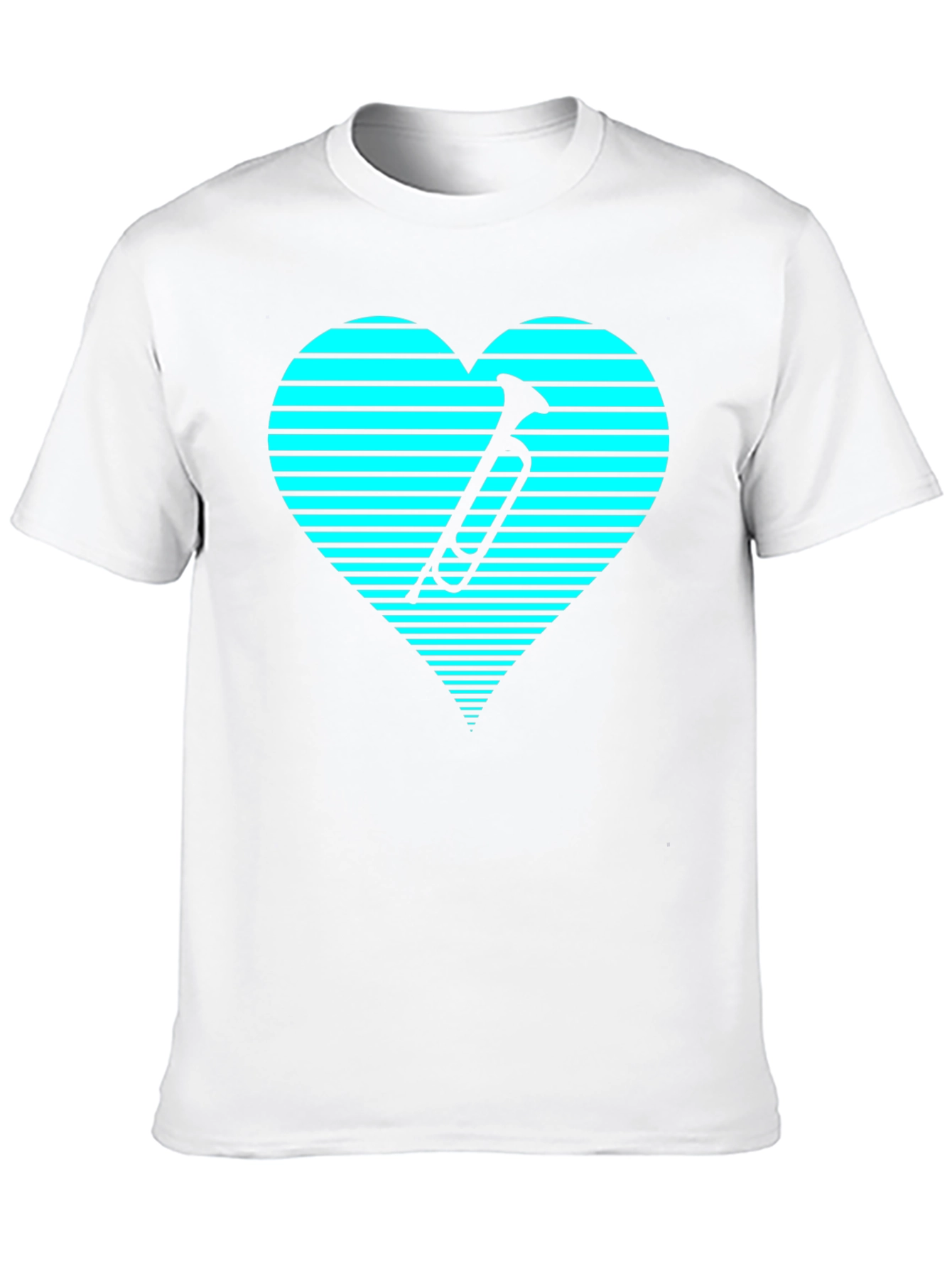 Trumpet Heartbeat T-Shirt - Unique Music Lover Gift