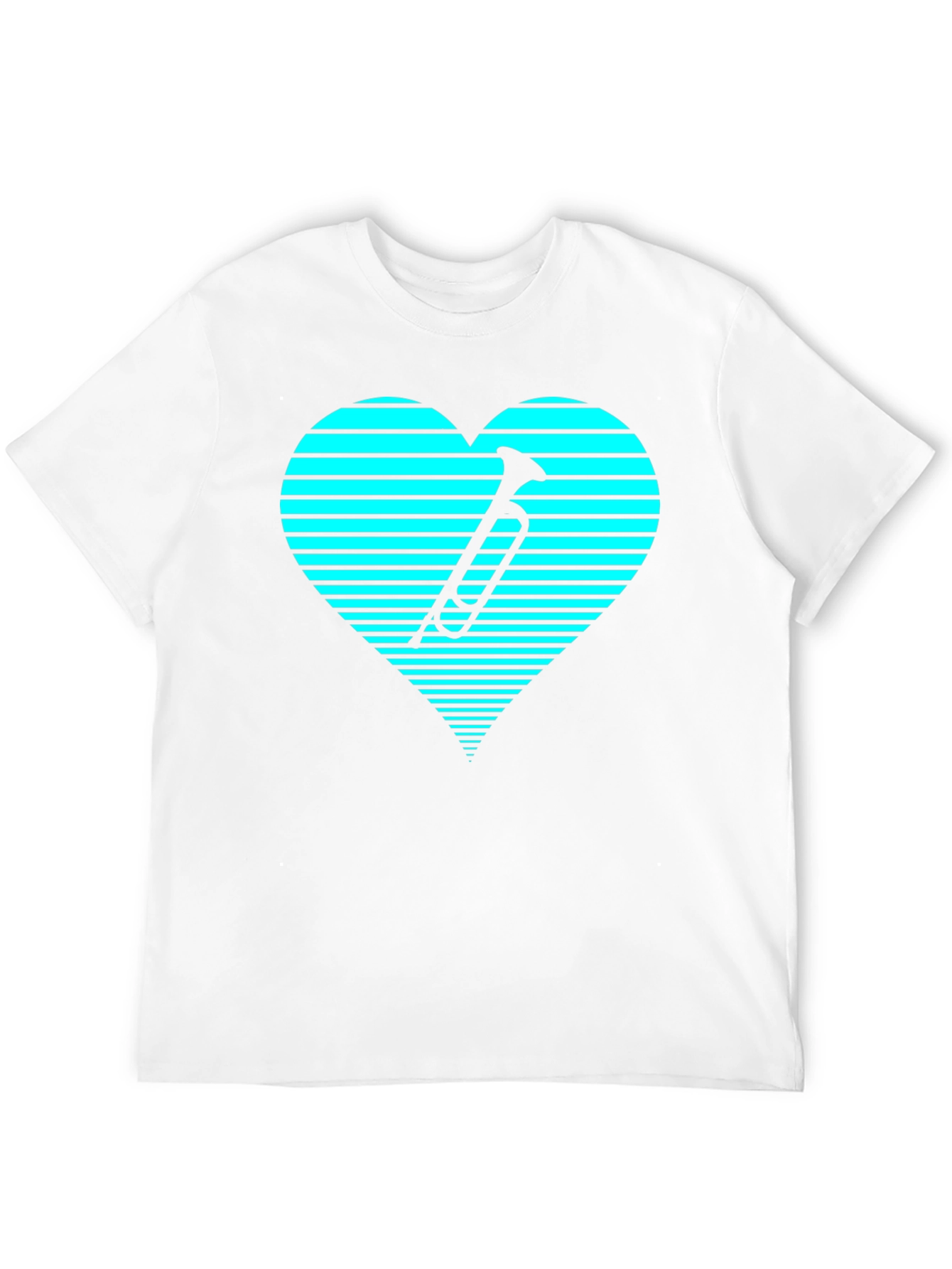 Trumpet Heartbeat T-Shirt - Unique Music Lover Gift