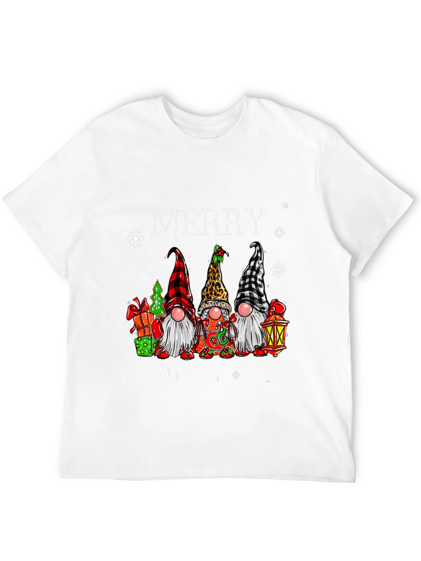 Merry Christmas Gnomes Graphic T-Shirt