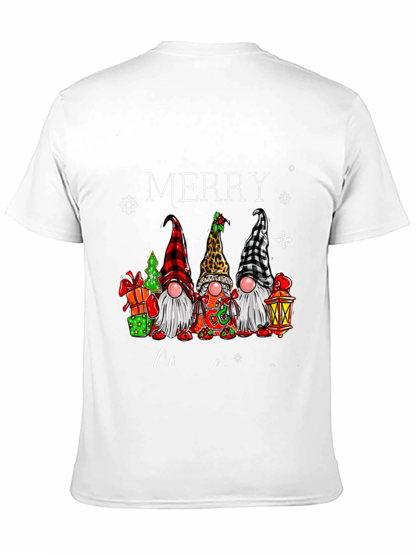 Merry Christmas Gnomes Graphic T-Shirt