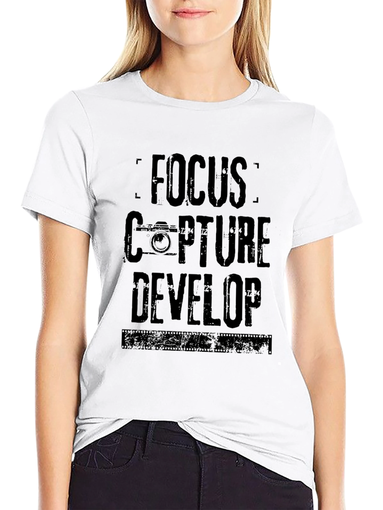 Focus Capture Develop Photographer T-Shirt