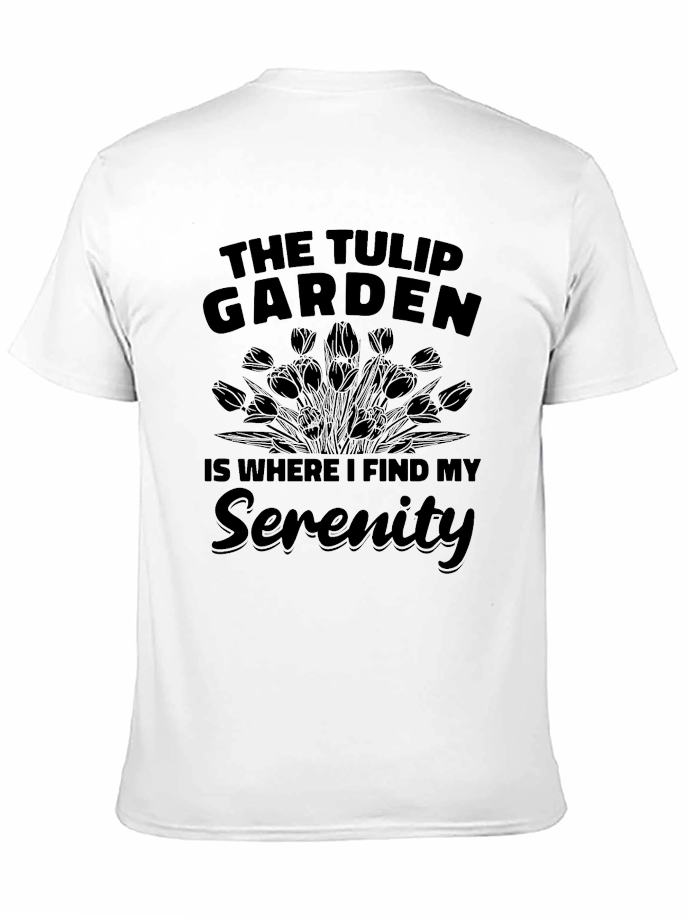 The Tulip Garden Serenity Graphic T-Shirt