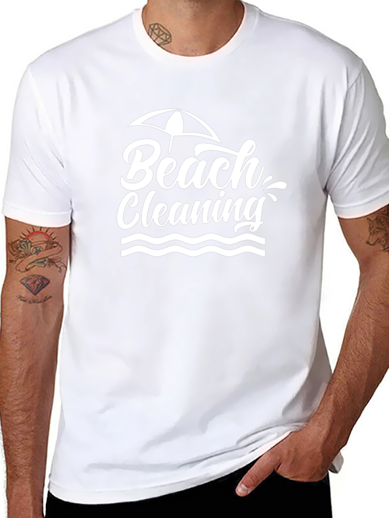 Beach Cleaning T-Shirt - Eco-Friendly Design