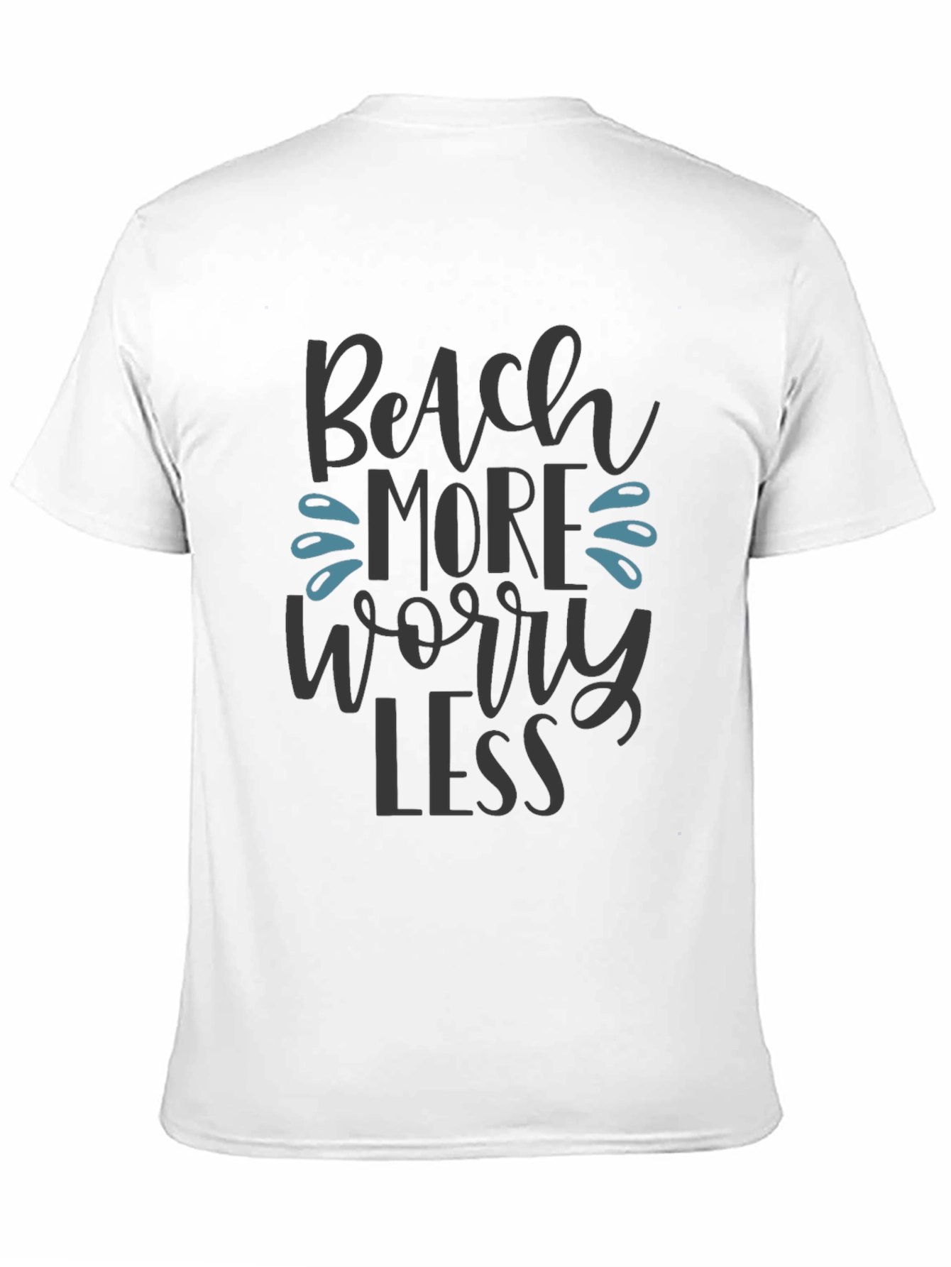Beach More Worry Less Graphic Tee