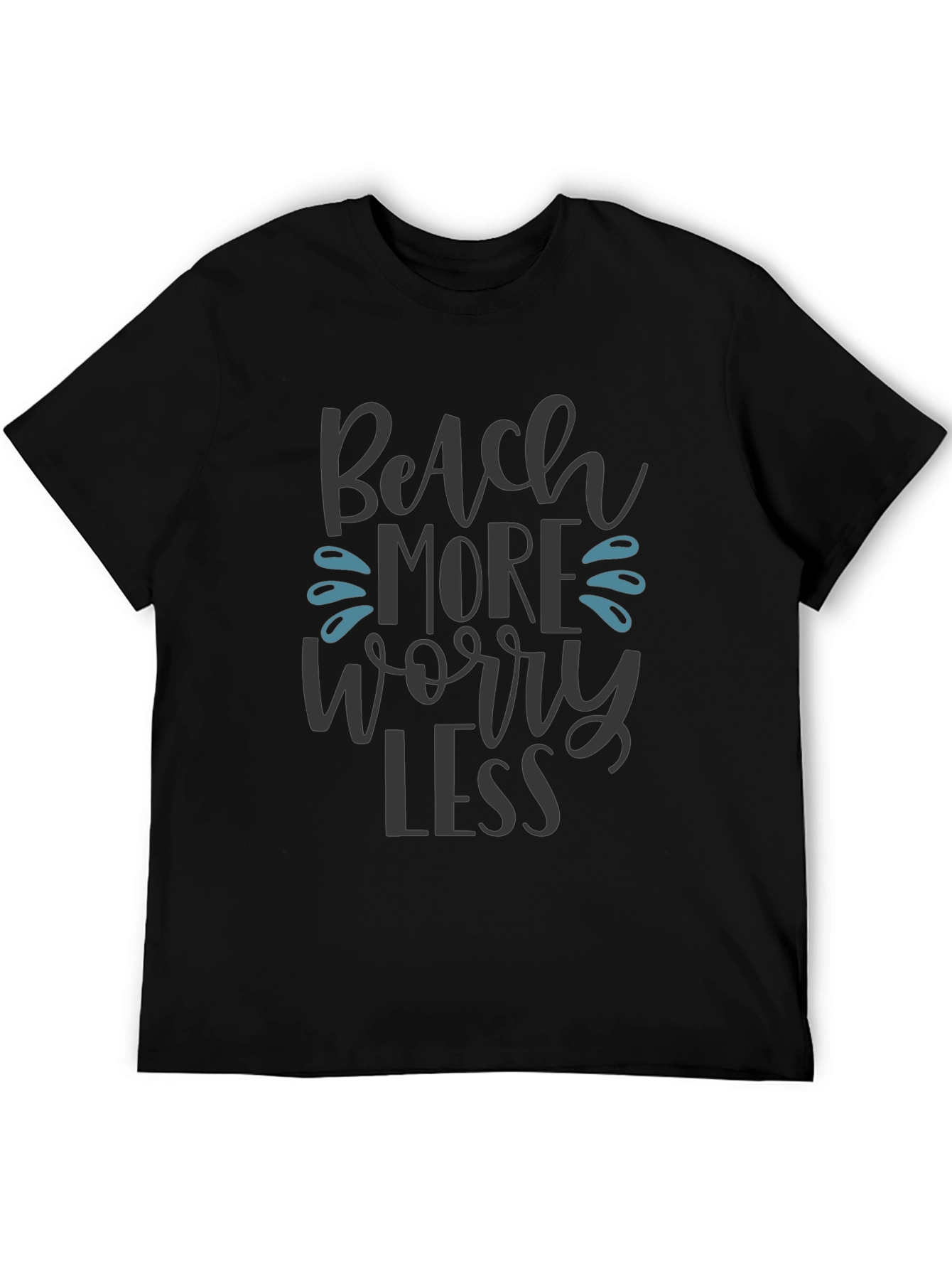 Beach More Worry Less Graphic Tee