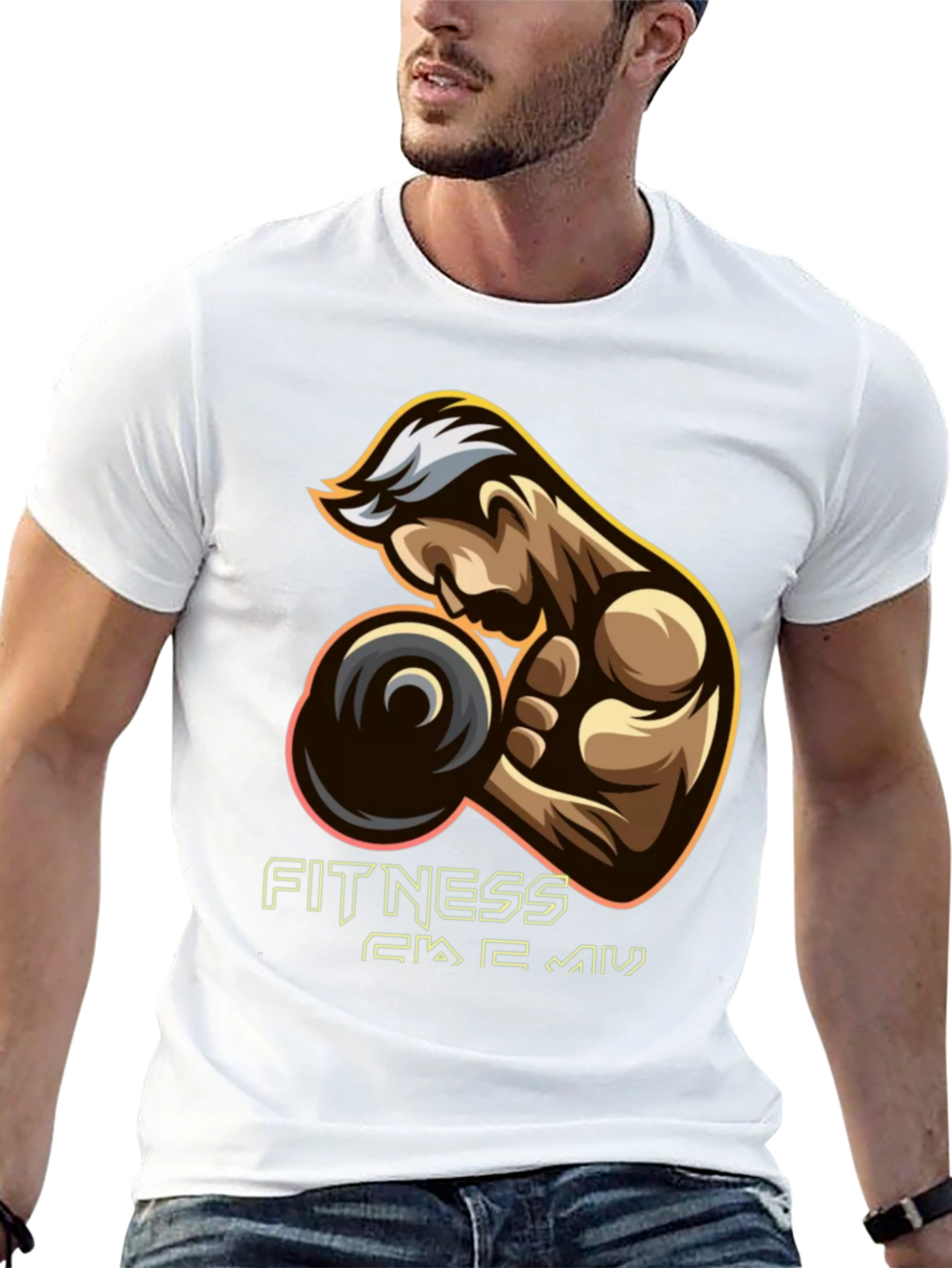 Fitness Academy Graphic Tee - Black T-Shirt