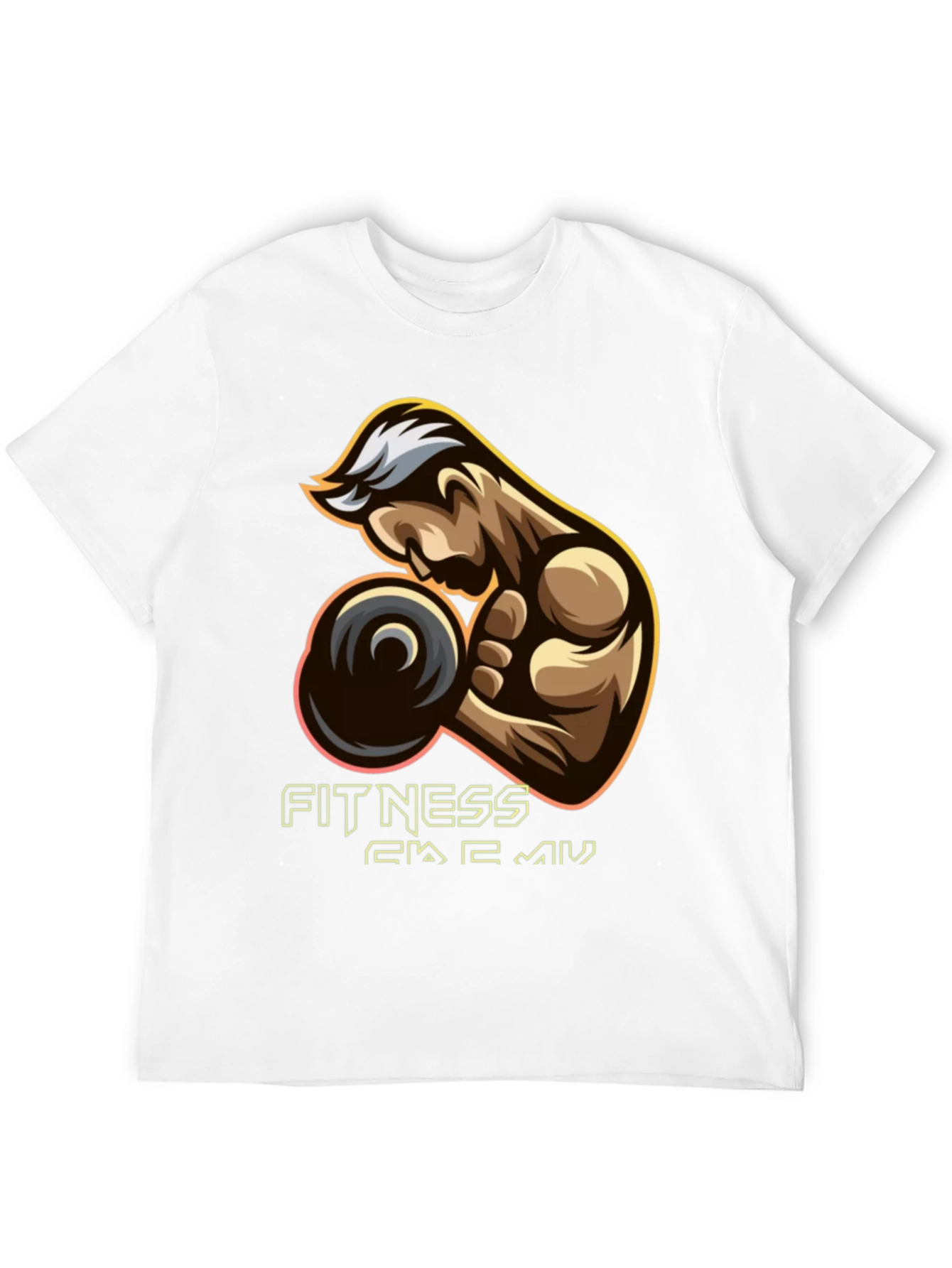 Fitness Academy Graphic Tee - Black T-Shirt