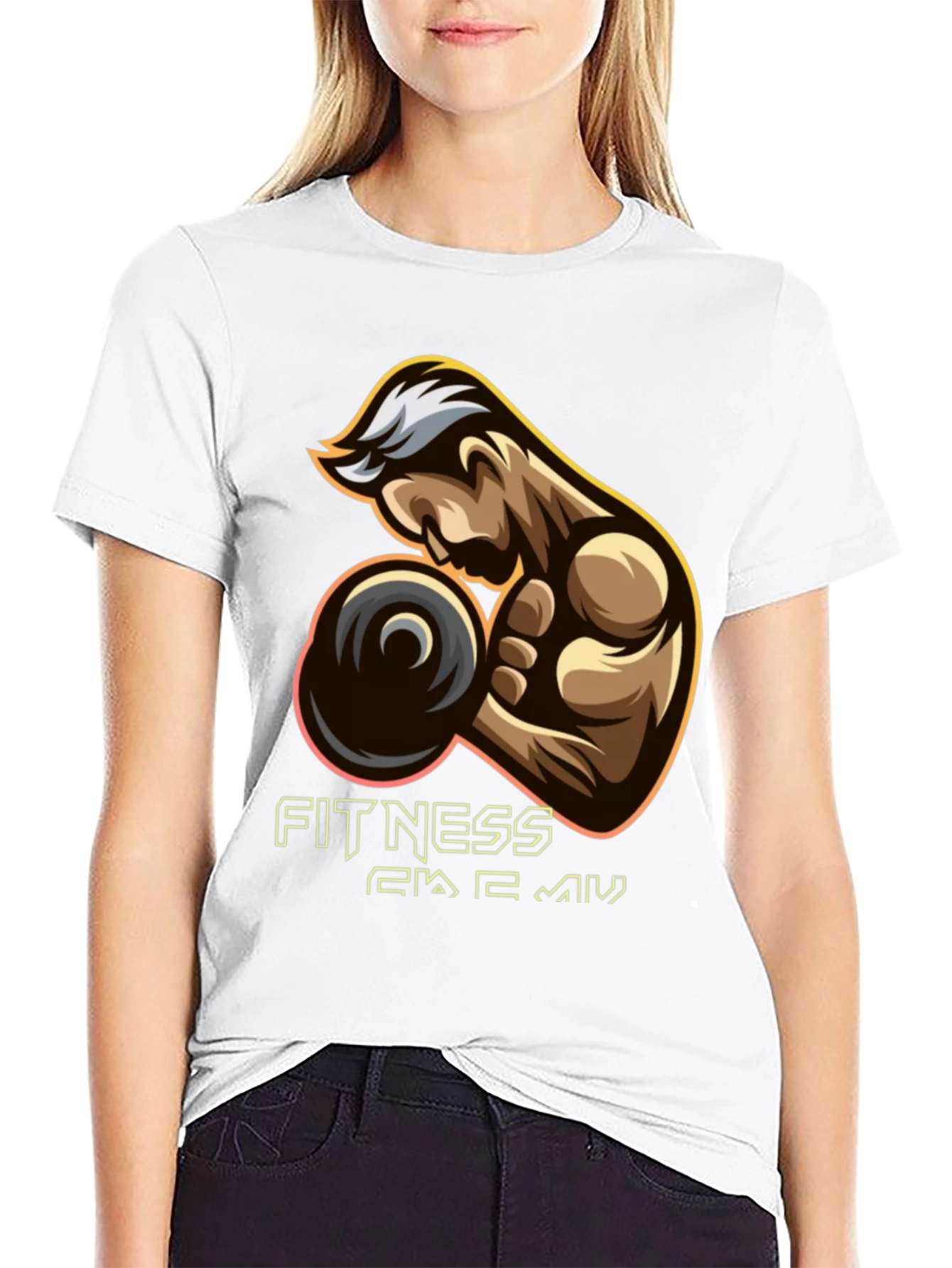 Fitness Academy Graphic Tee - Black T-Shirt