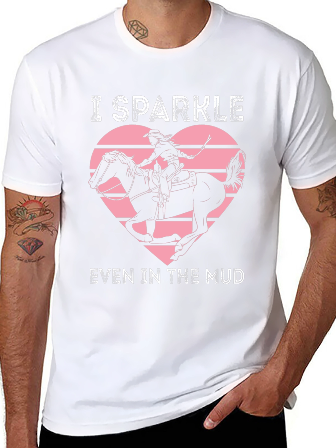 I Sparkle Even In The Mud Graphic T-Shirt