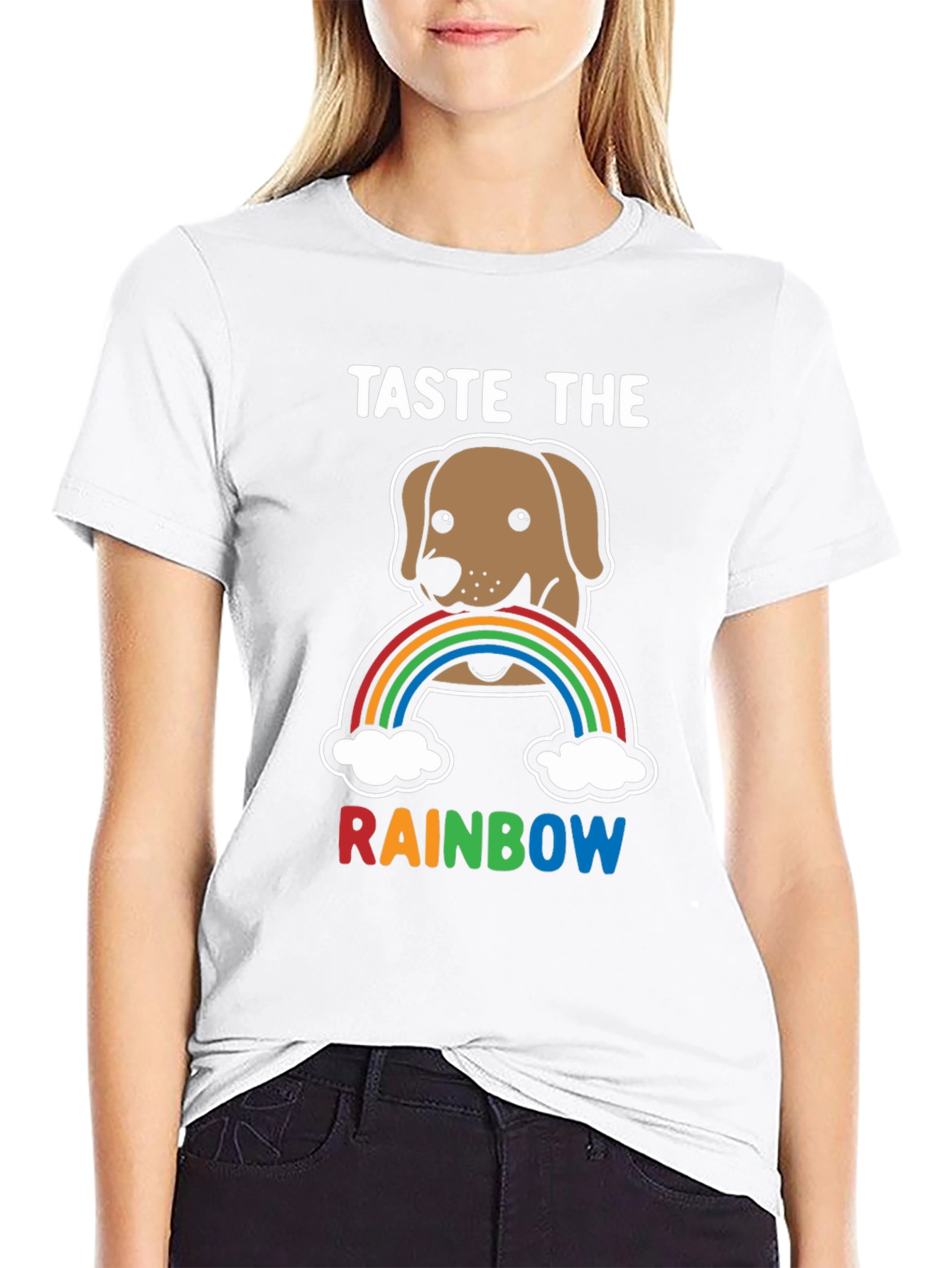 Taste the Rainbow Dog T-Shirt