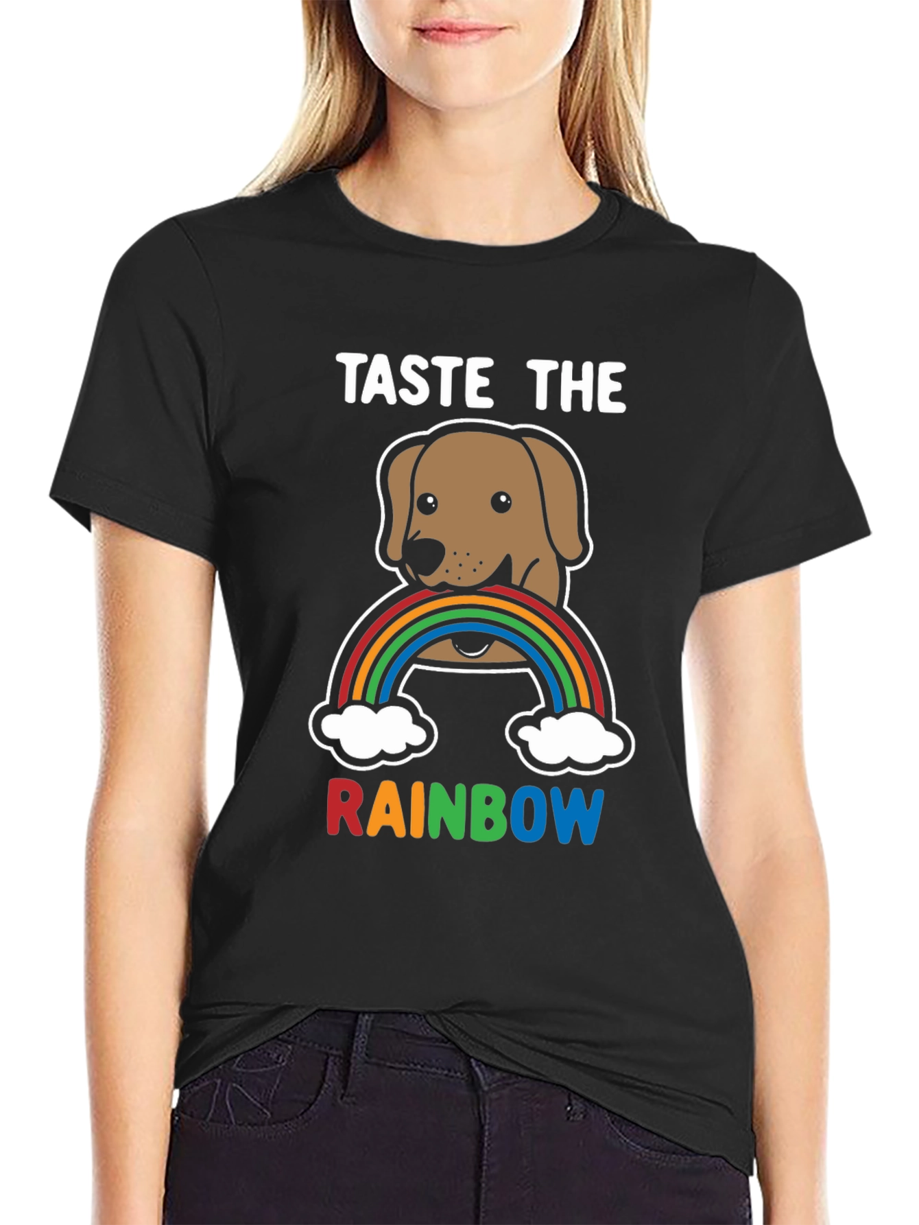 Taste the Rainbow Dog T-Shirt
