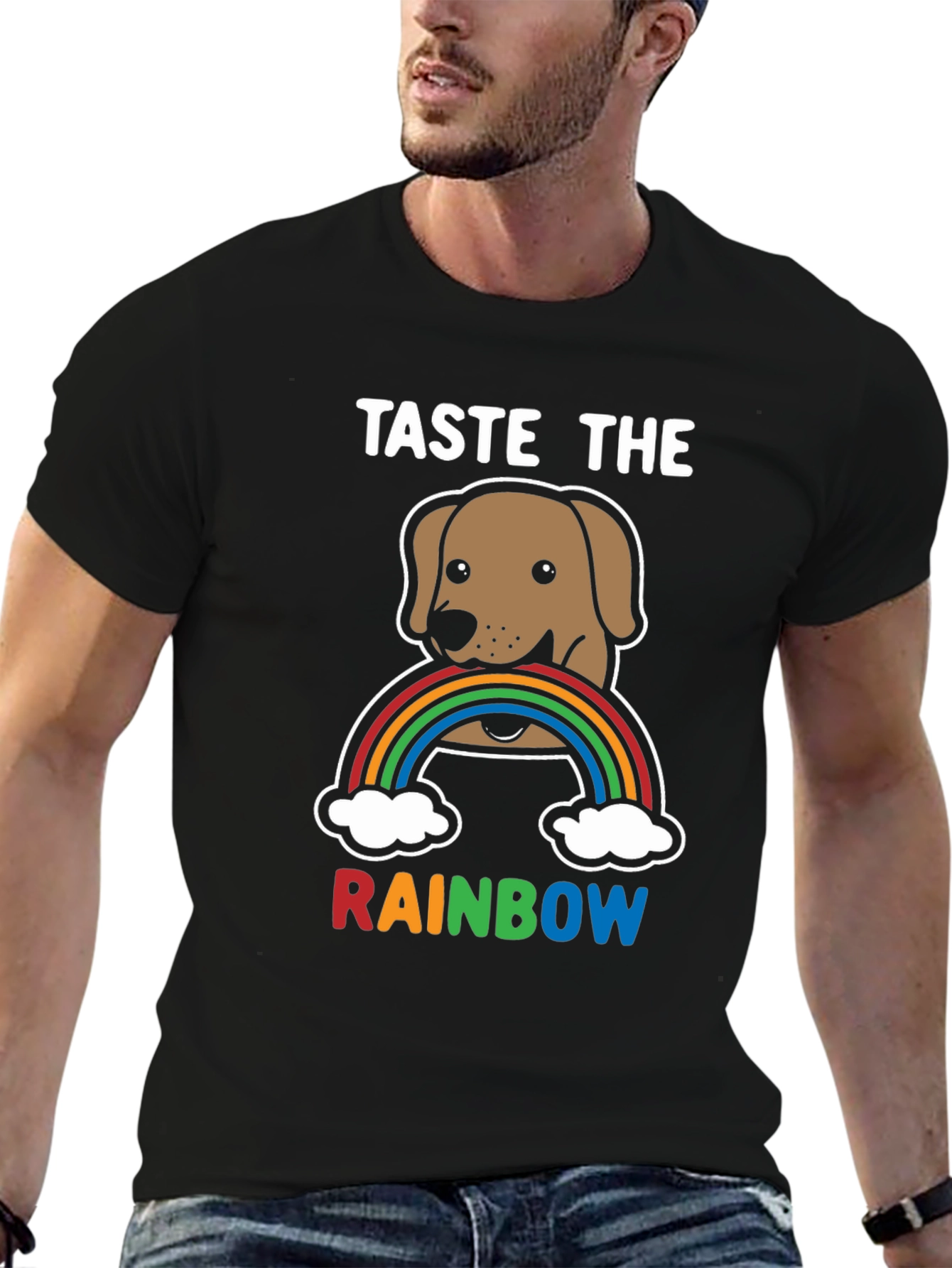 Taste the Rainbow Dog T-Shirt