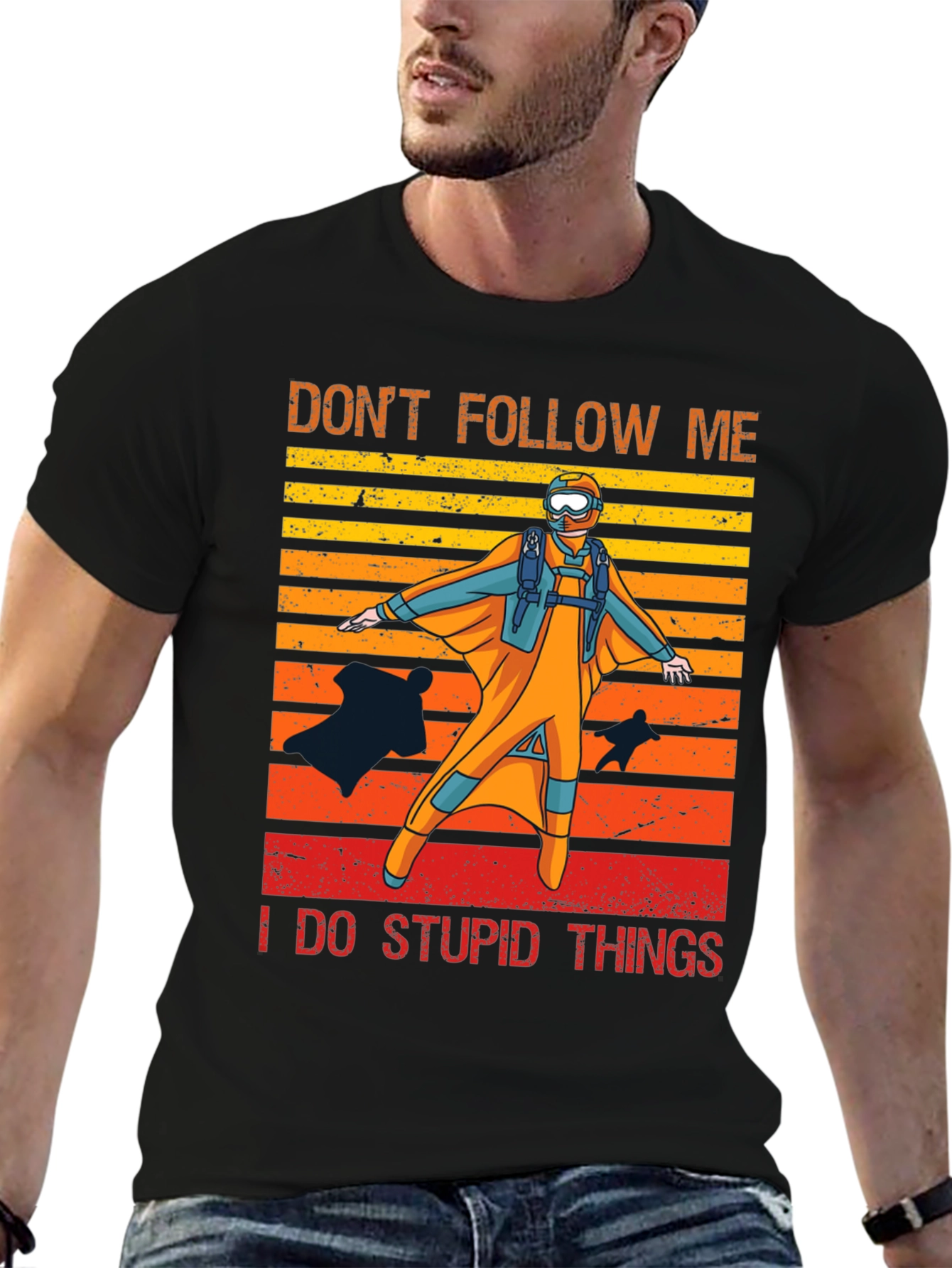 Dont Follow Me Parachute T-Shirt