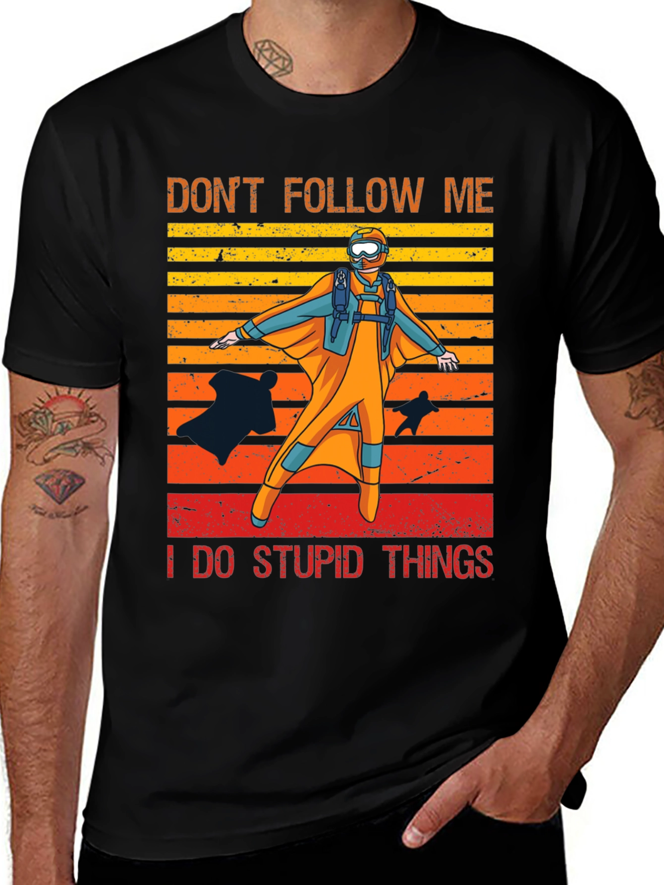 Dont Follow Me Parachute T-Shirt