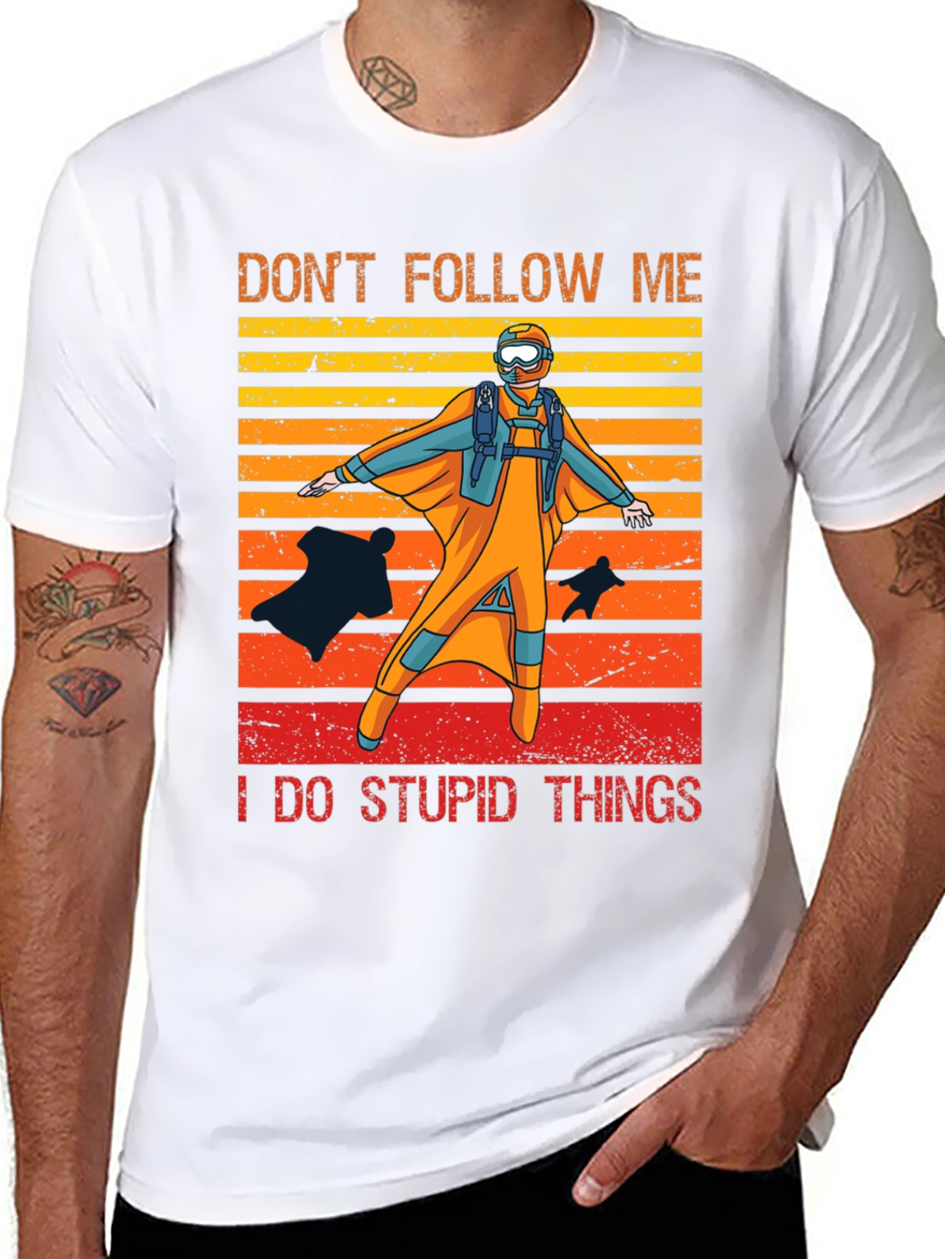 Dont Follow Me Parachute T-Shirt