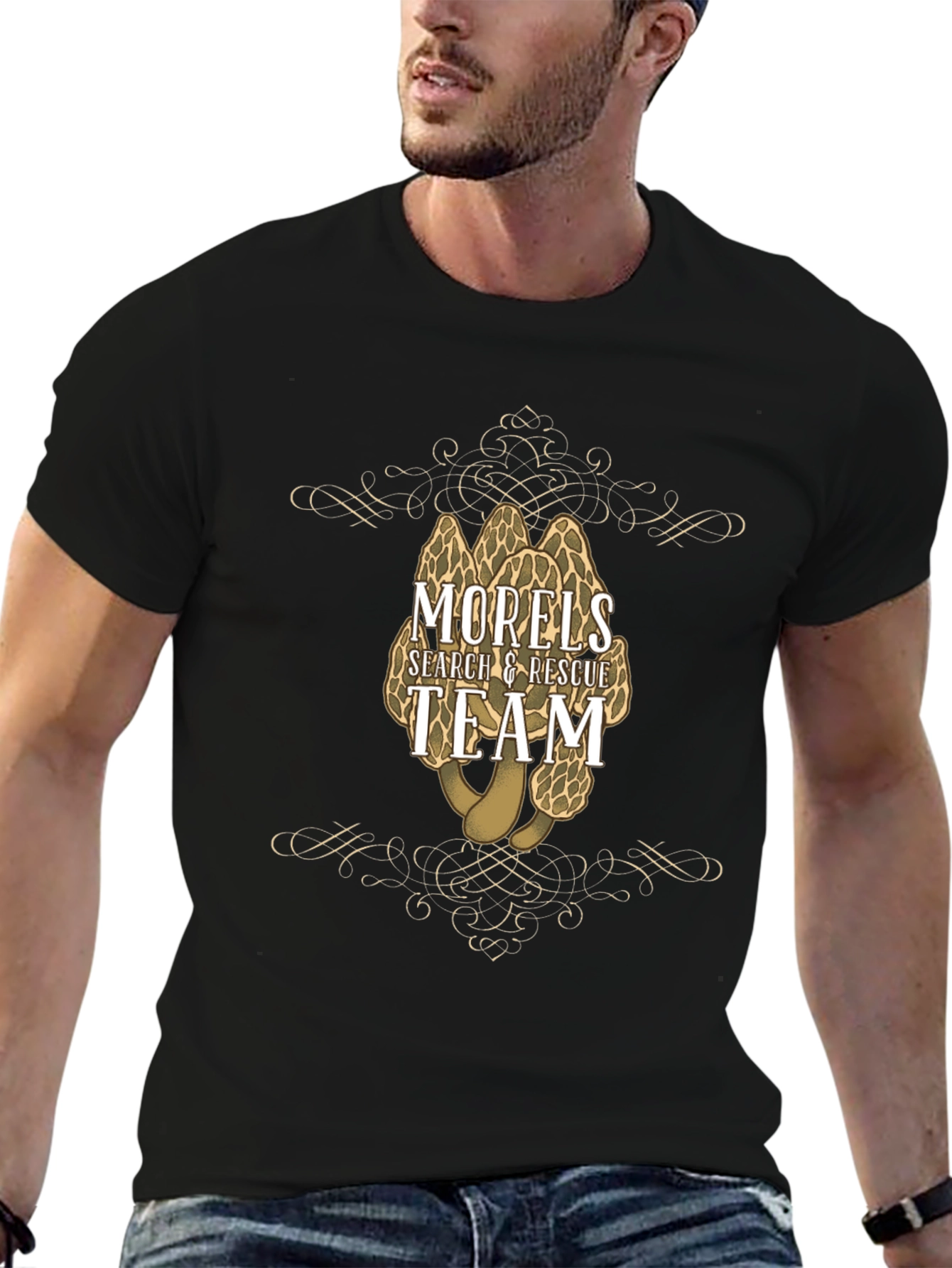 Morels Search & Rescue Team Graphic T-Shirt