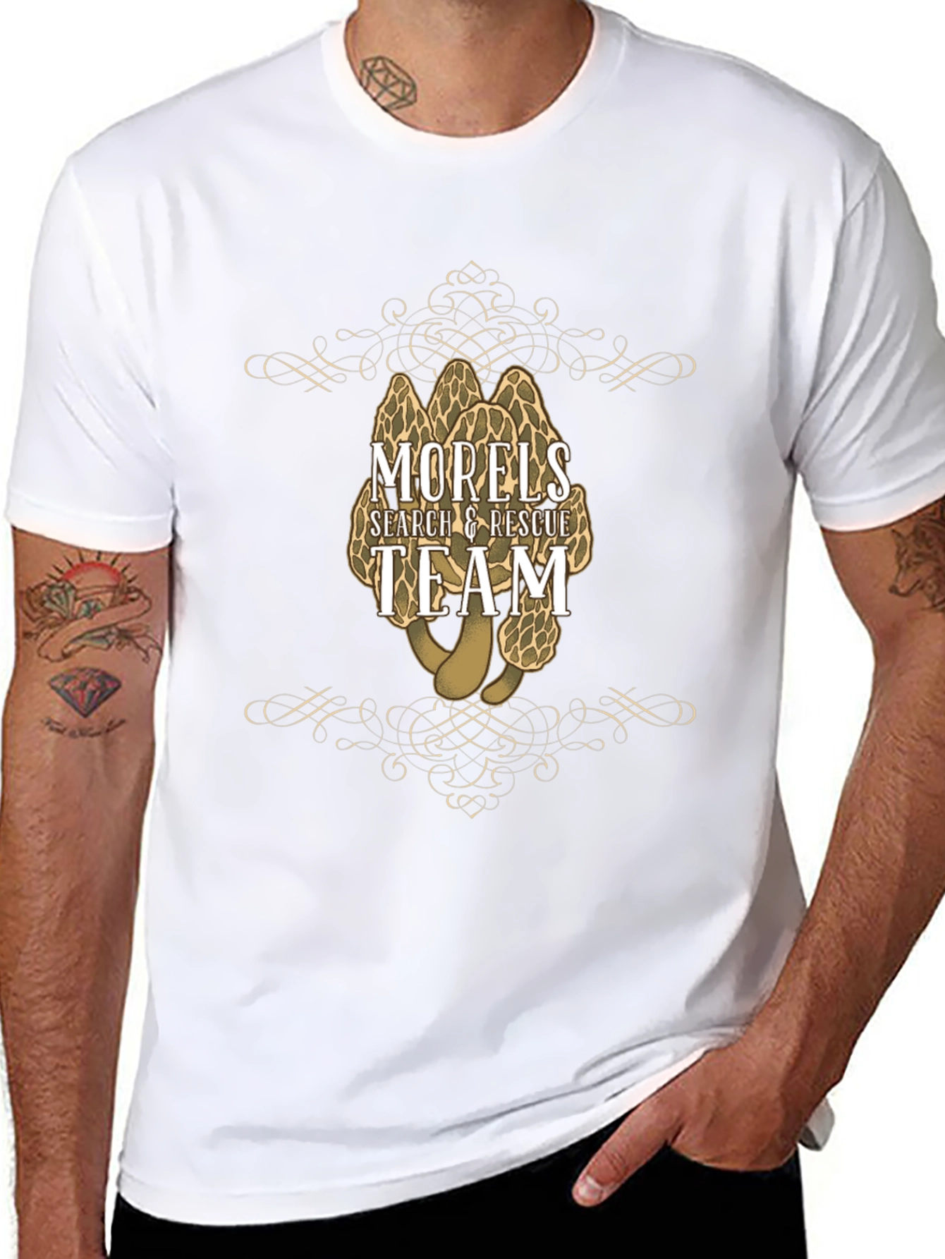 Morels Search & Rescue Team Graphic T-Shirt
