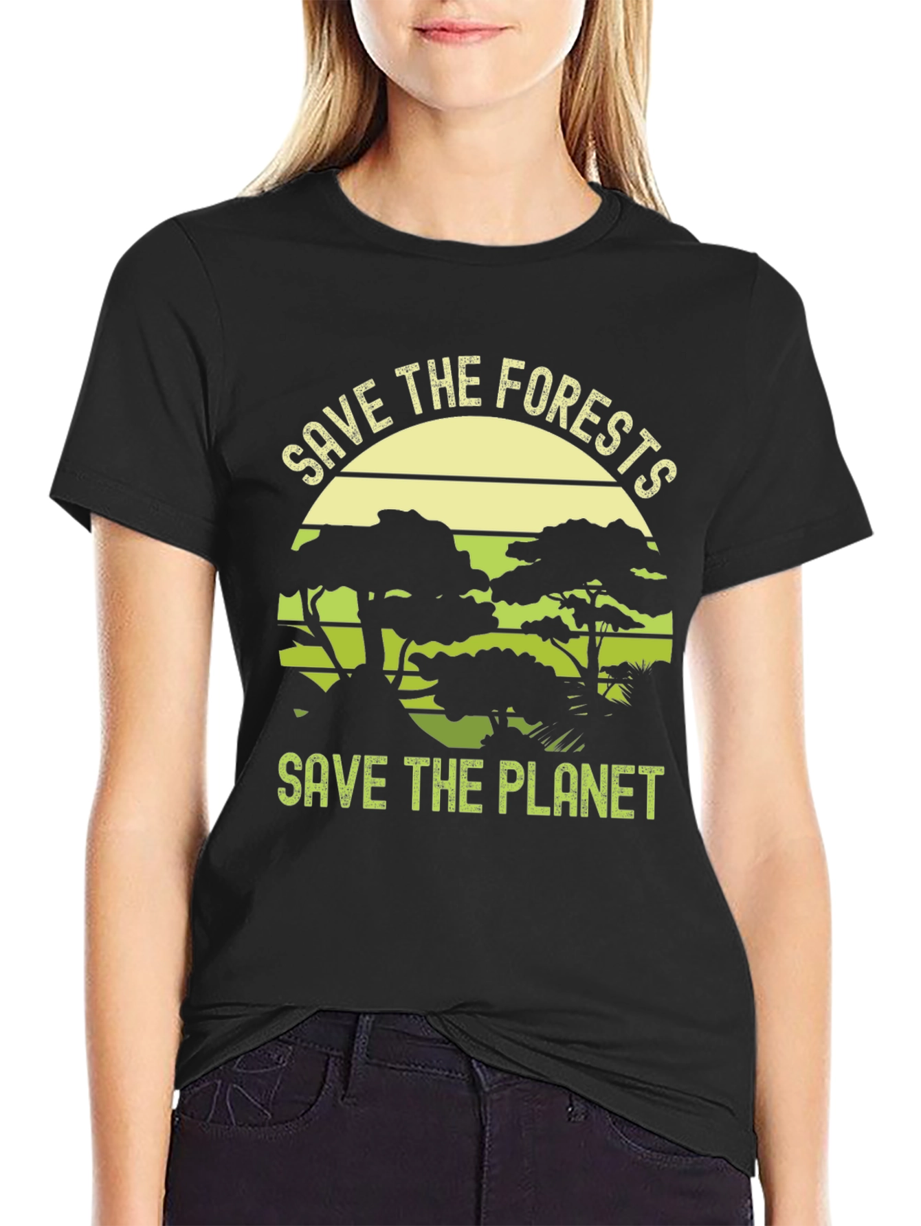 Eco-Friendly Save The Planet Graphic Tee
