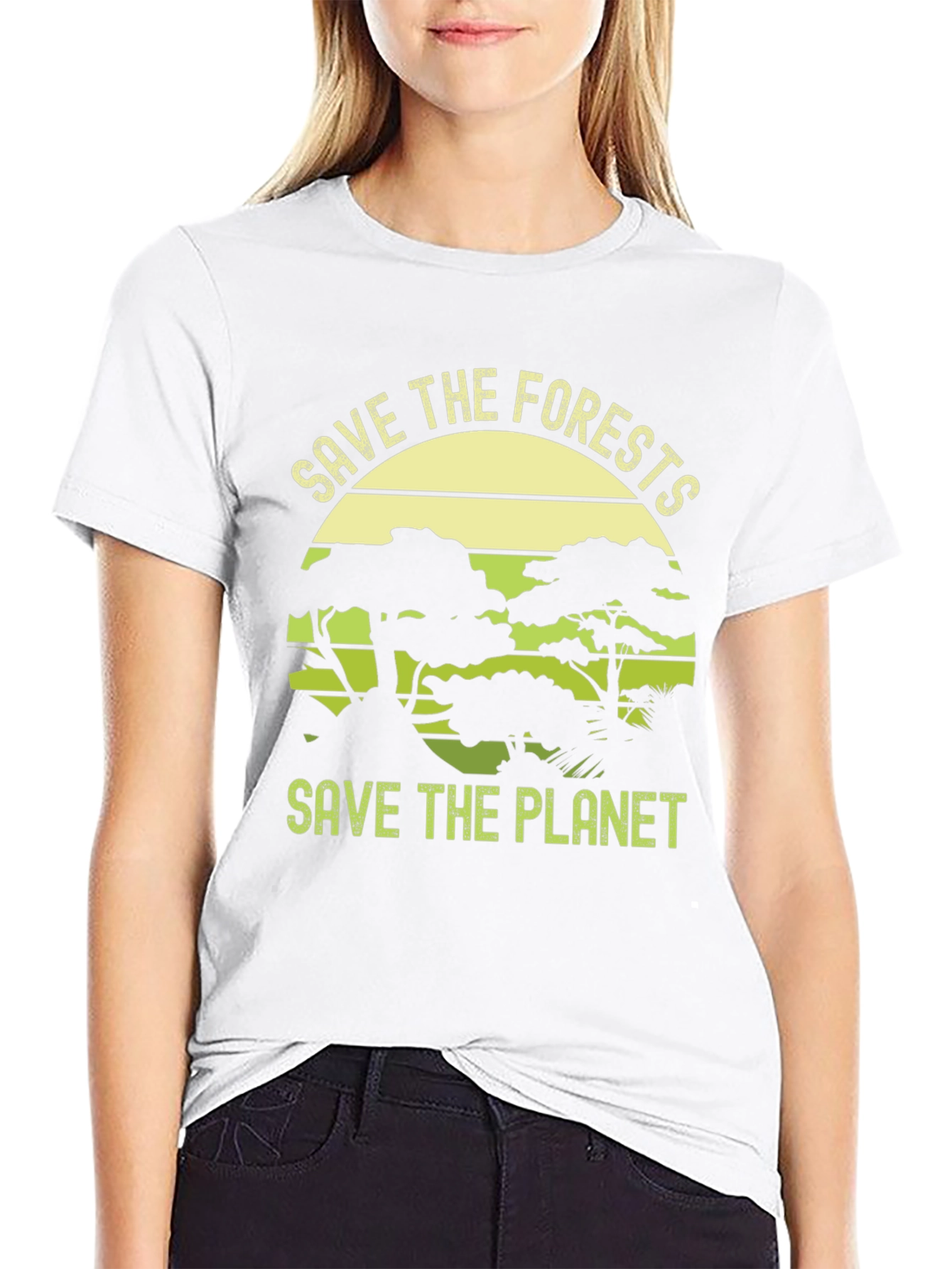 Eco-Friendly Save The Planet Graphic Tee