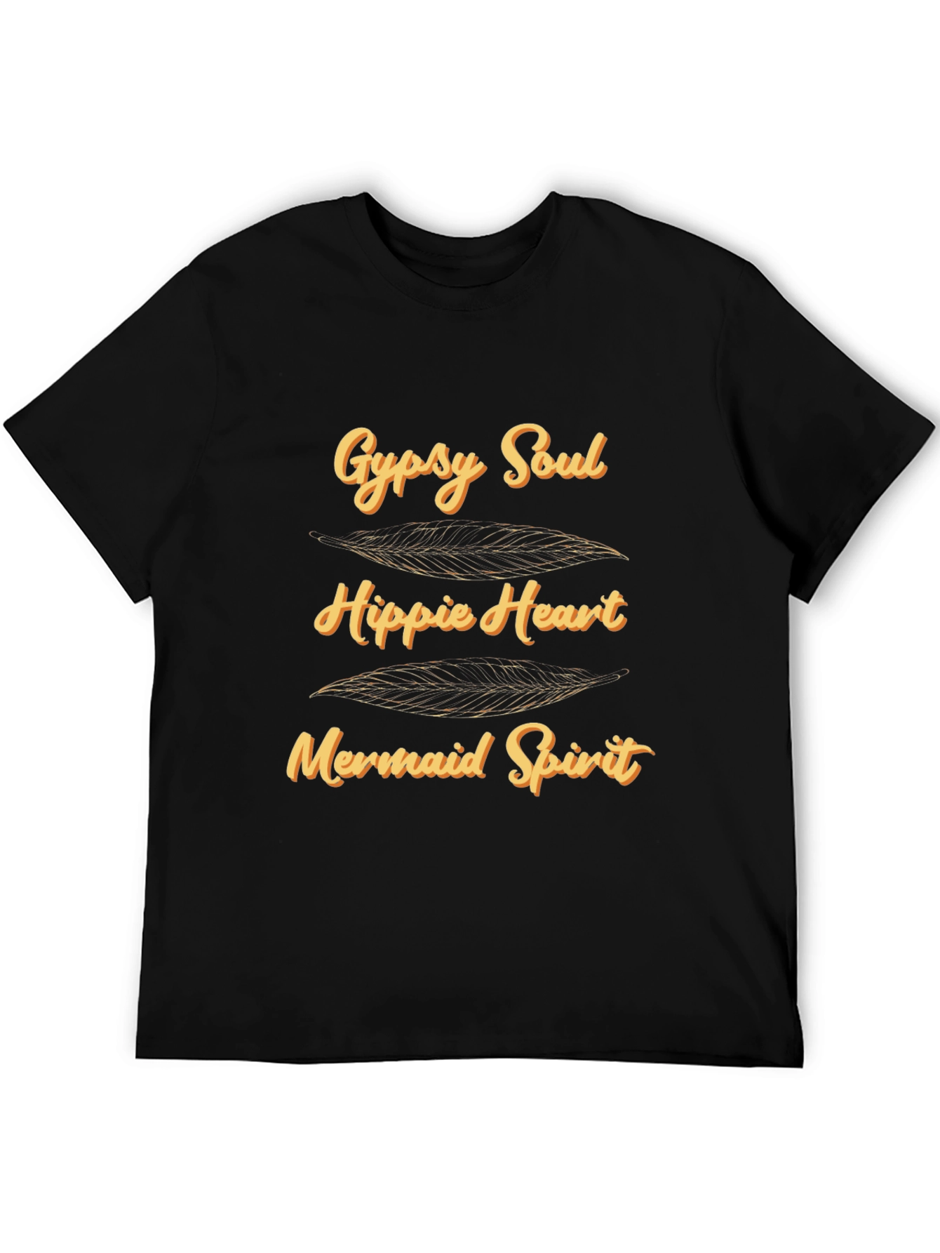 Gypsy Soul Hippie Heart Mermaid Spirit Graphic T-Shirt