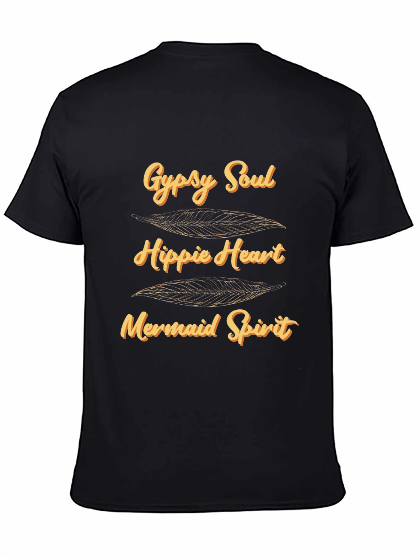 Gypsy Soul Hippie Heart Mermaid Spirit Graphic T-Shirt