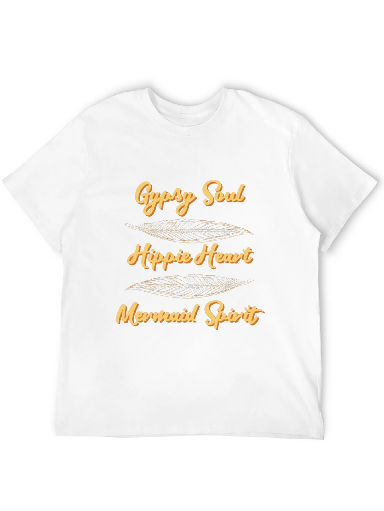 Gypsy Soul Hippie Heart Mermaid Spirit Graphic T-Shirt