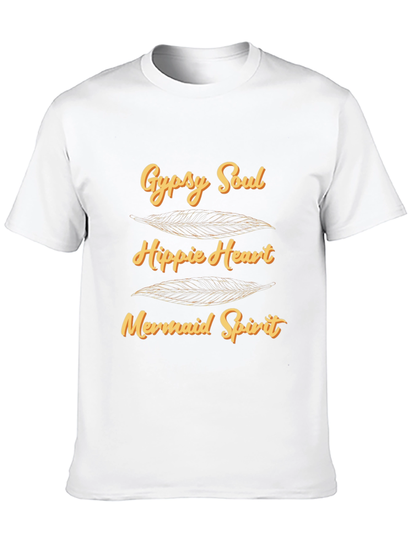 Gypsy Soul Hippie Heart Mermaid Spirit Graphic T-Shirt