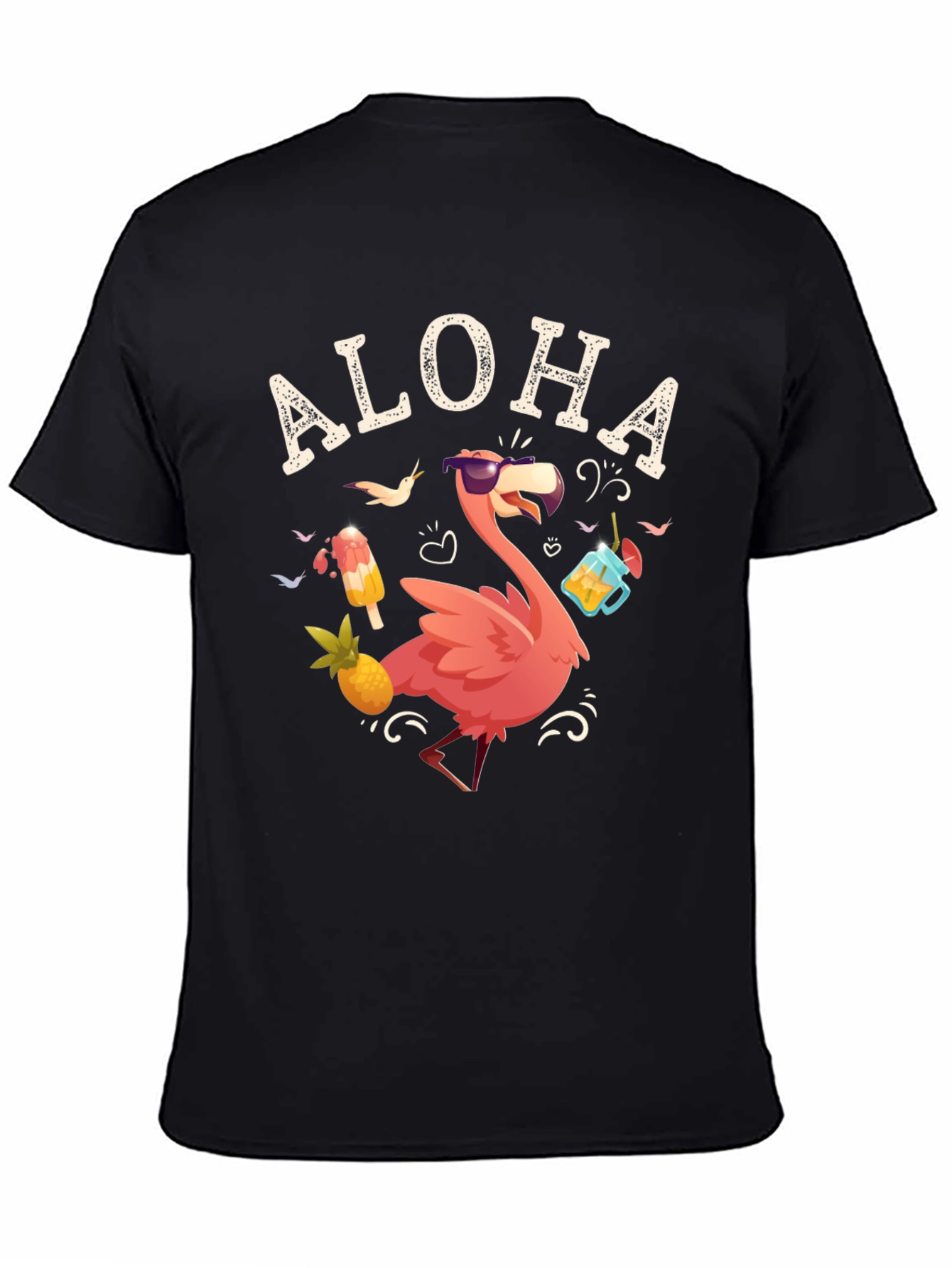 Aloha Flamingo T-Shirt - Tropical Summer Vibes