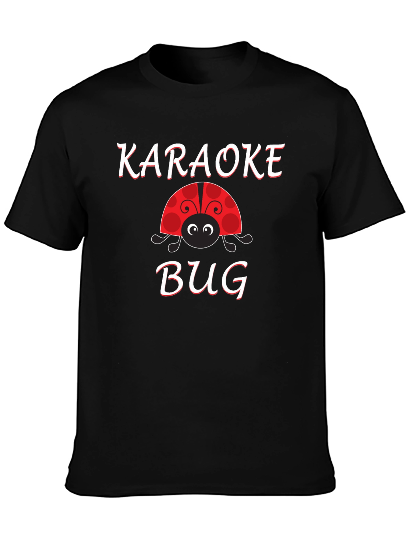 Karaoke Bug Black T-Shirt
