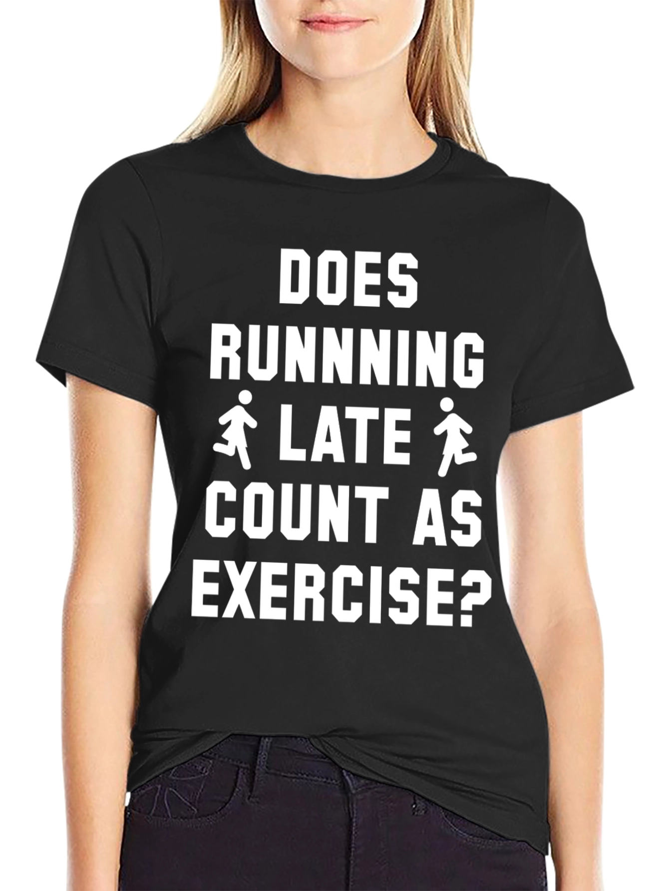 Running Late Exercise Graphic Tee
