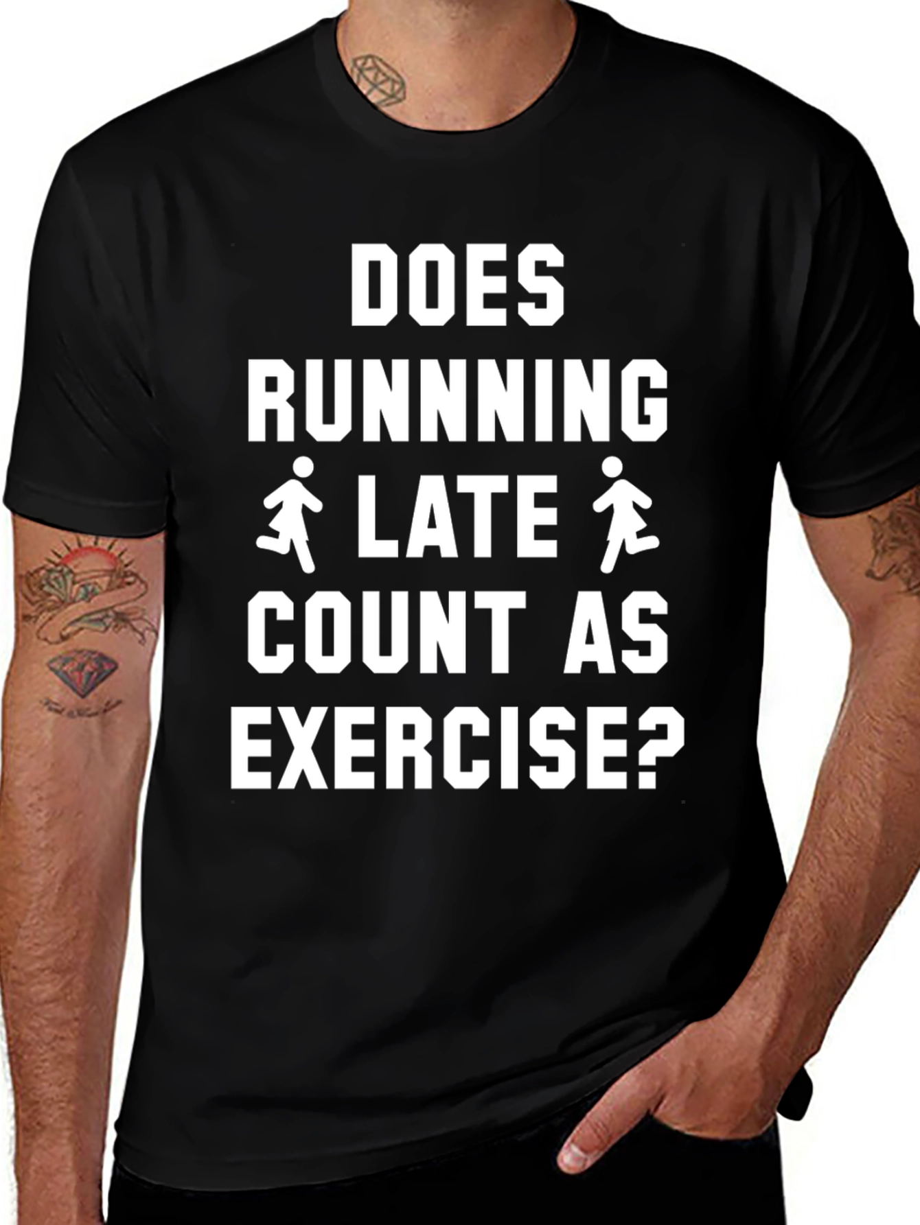 Running Late Exercise Graphic Tee